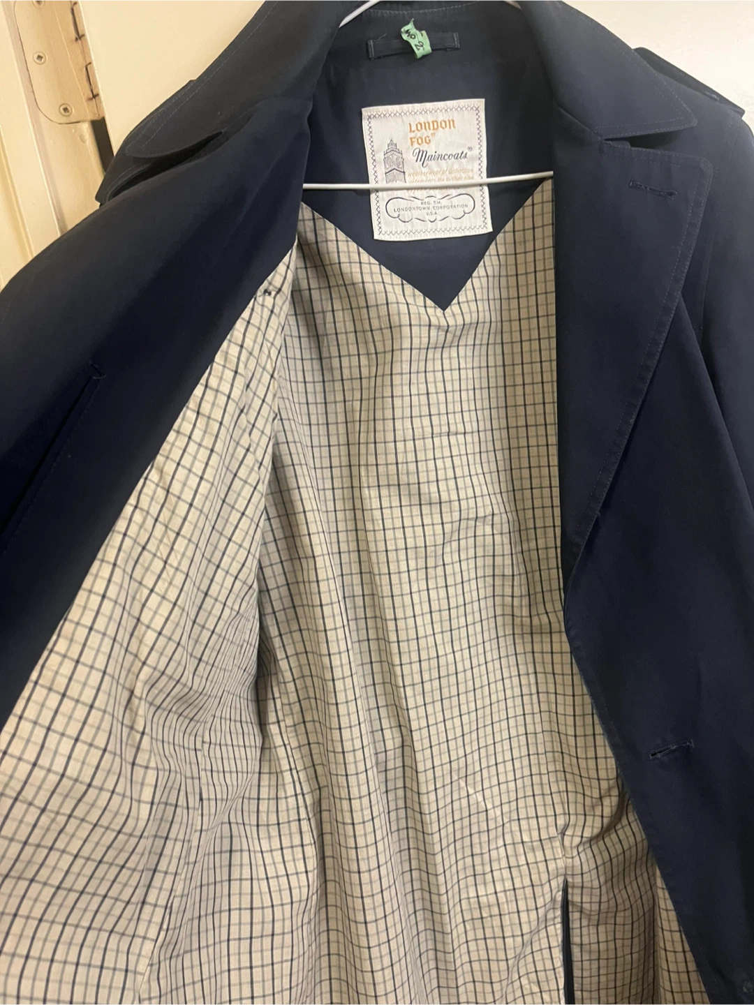 London Fog Maincoats Navy Trench Coat - photo 2