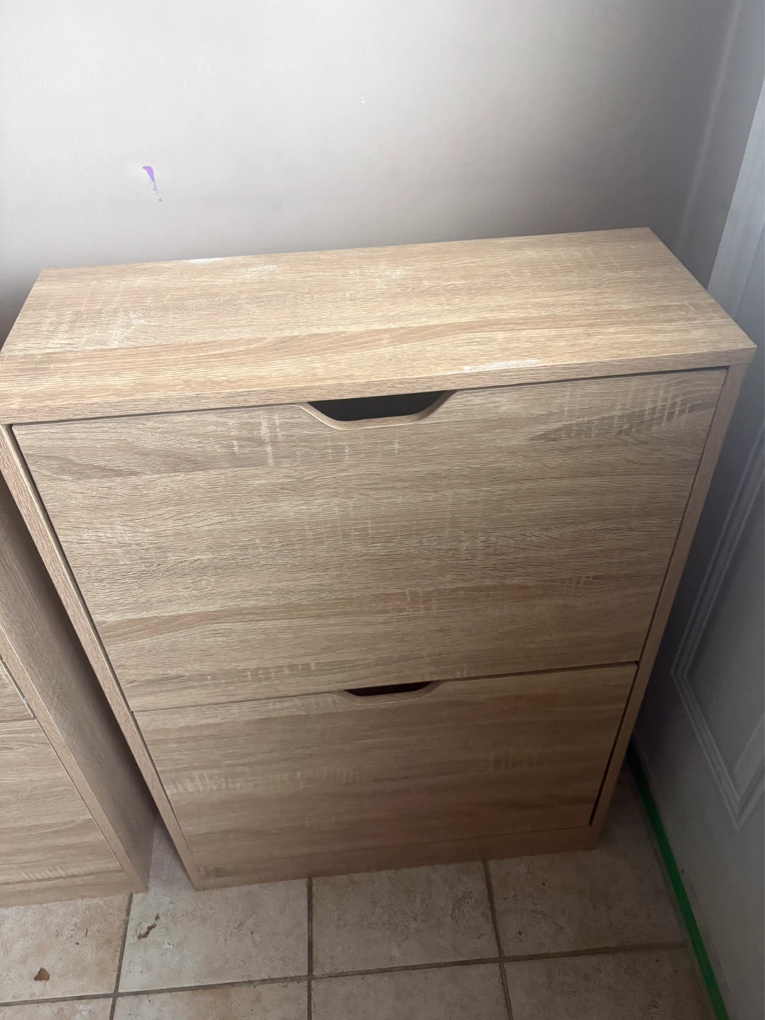 Shoe storage Cabinet organizer with flip doors - photo 3