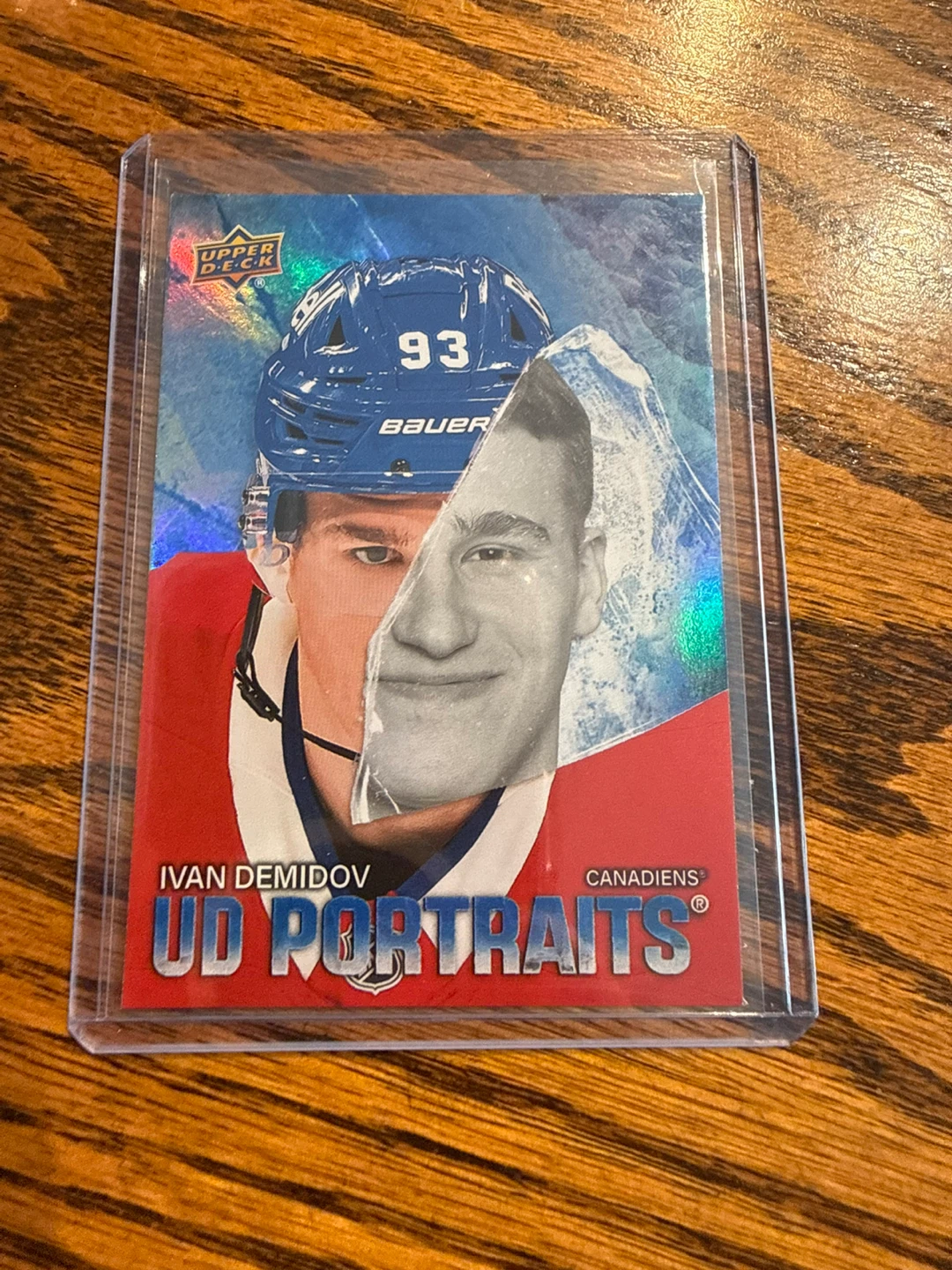 Upper Deck Ivan Demidov UD Portraits Hockey Card