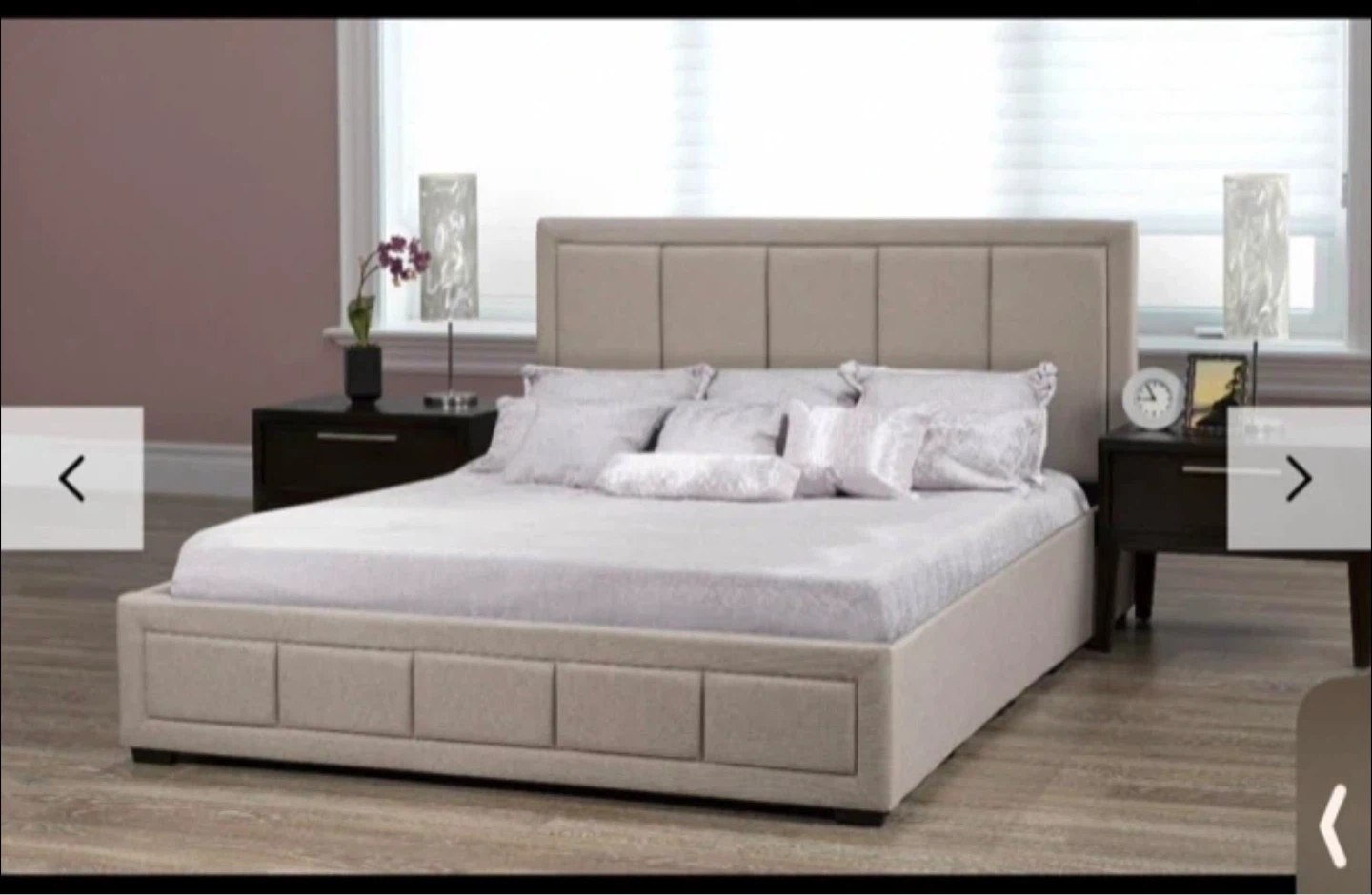 Upholstered Storage Bed Frame - Queen Size - photo 2