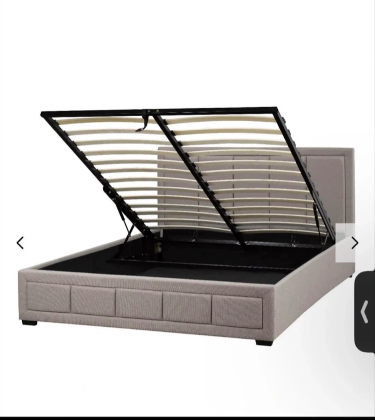 Upholstered Storage Bed Frame - Queen Size - photo 3