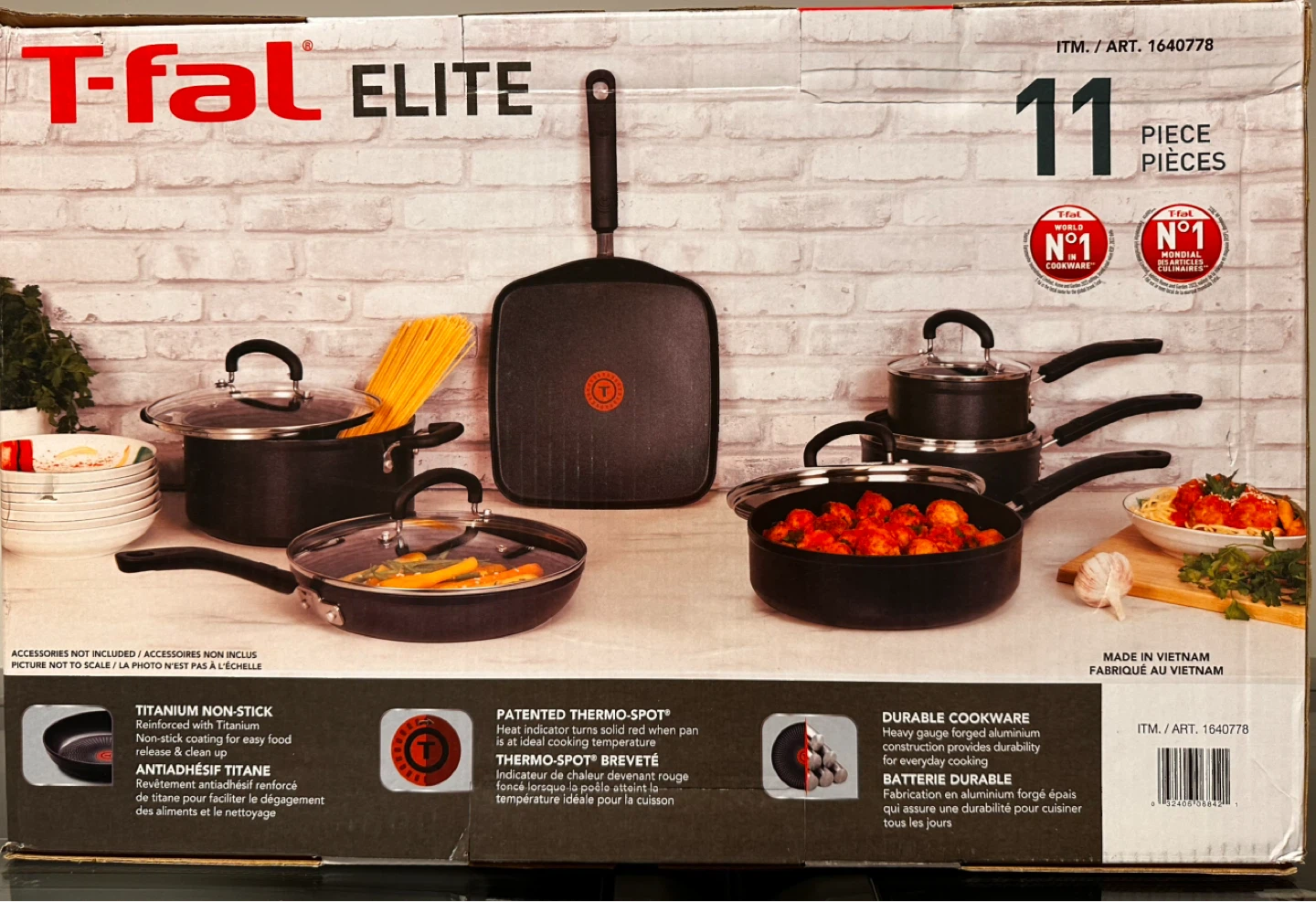 T-fal Elite 11-Piece Non-Stick Cookware Set - photo 3