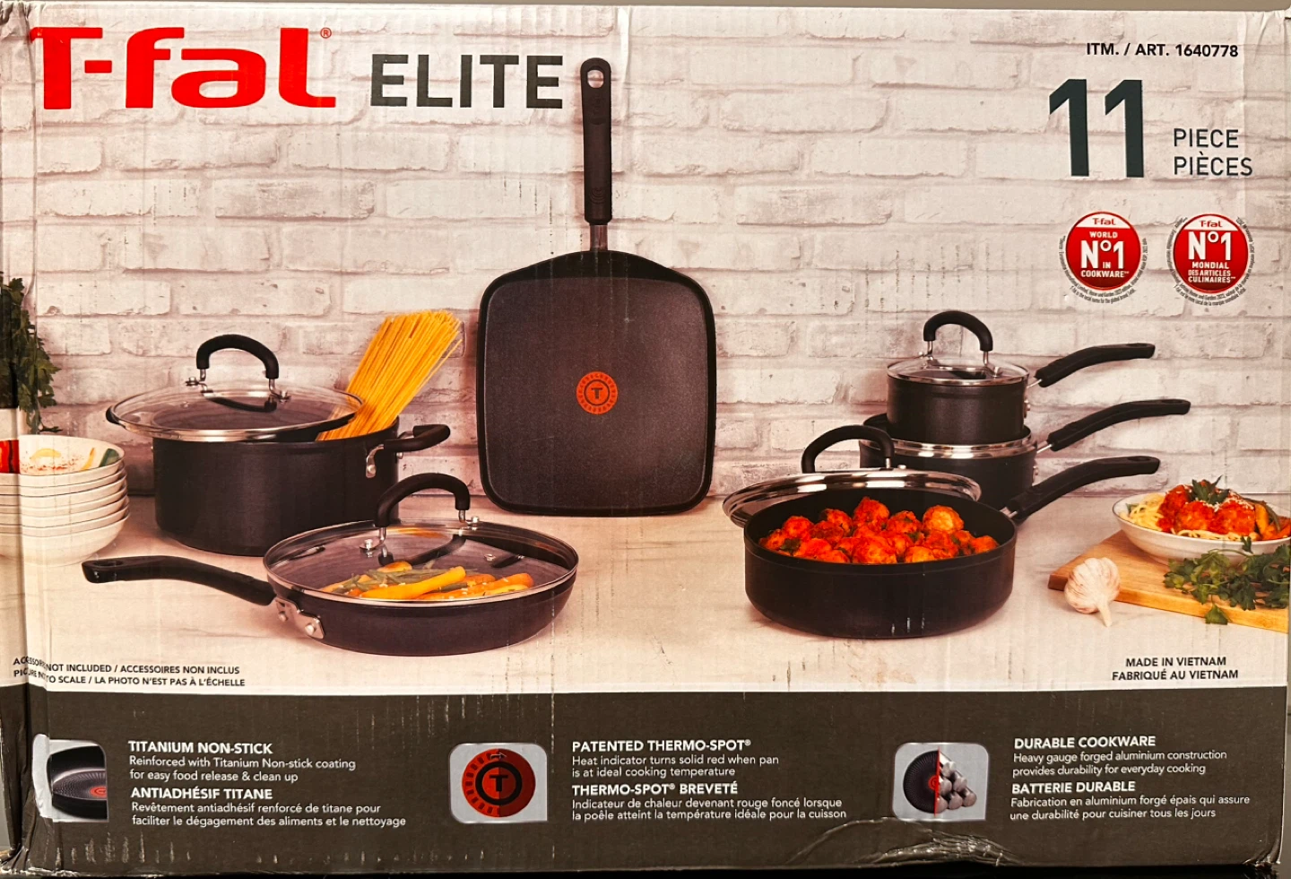 T-fal Elite 11-Piece Non-Stick Cookware Set - photo 4