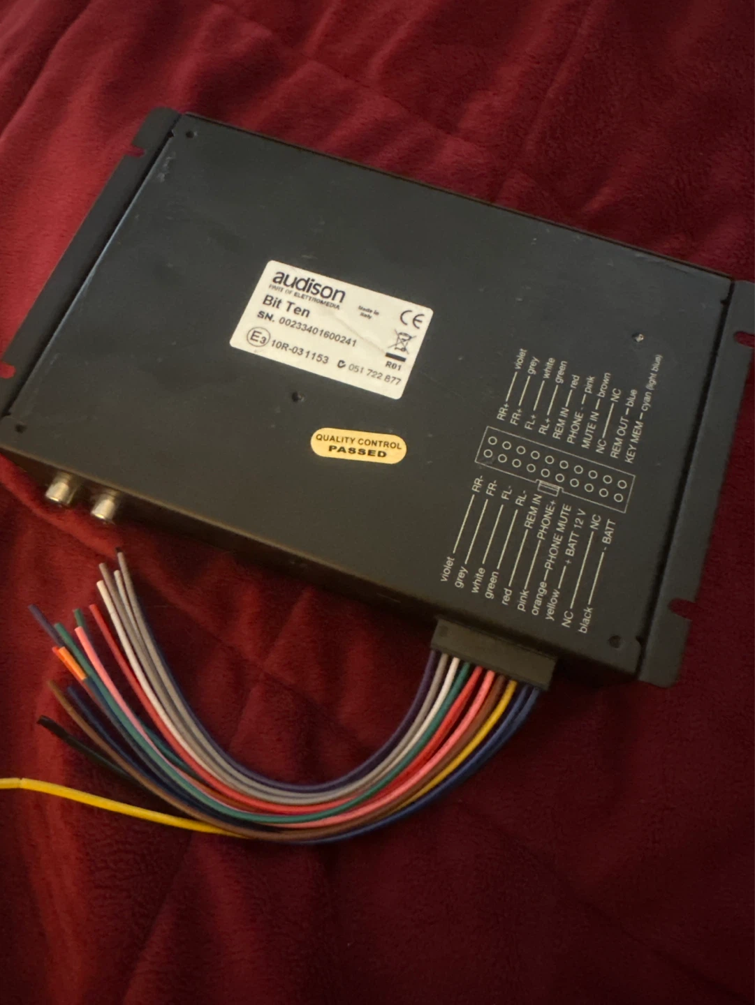 Audison Bit Ten Signal Interface Processor - photo 2