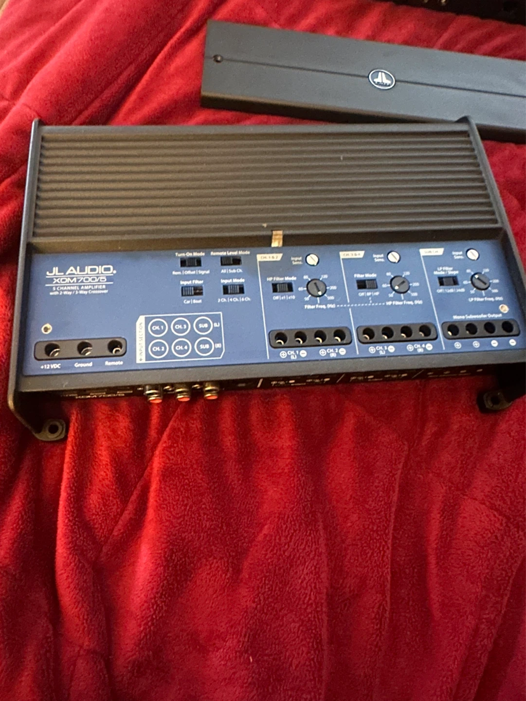 JL Audio XDM700/5 5 Channel Amplifier with 2-Way/3-Way Crossover