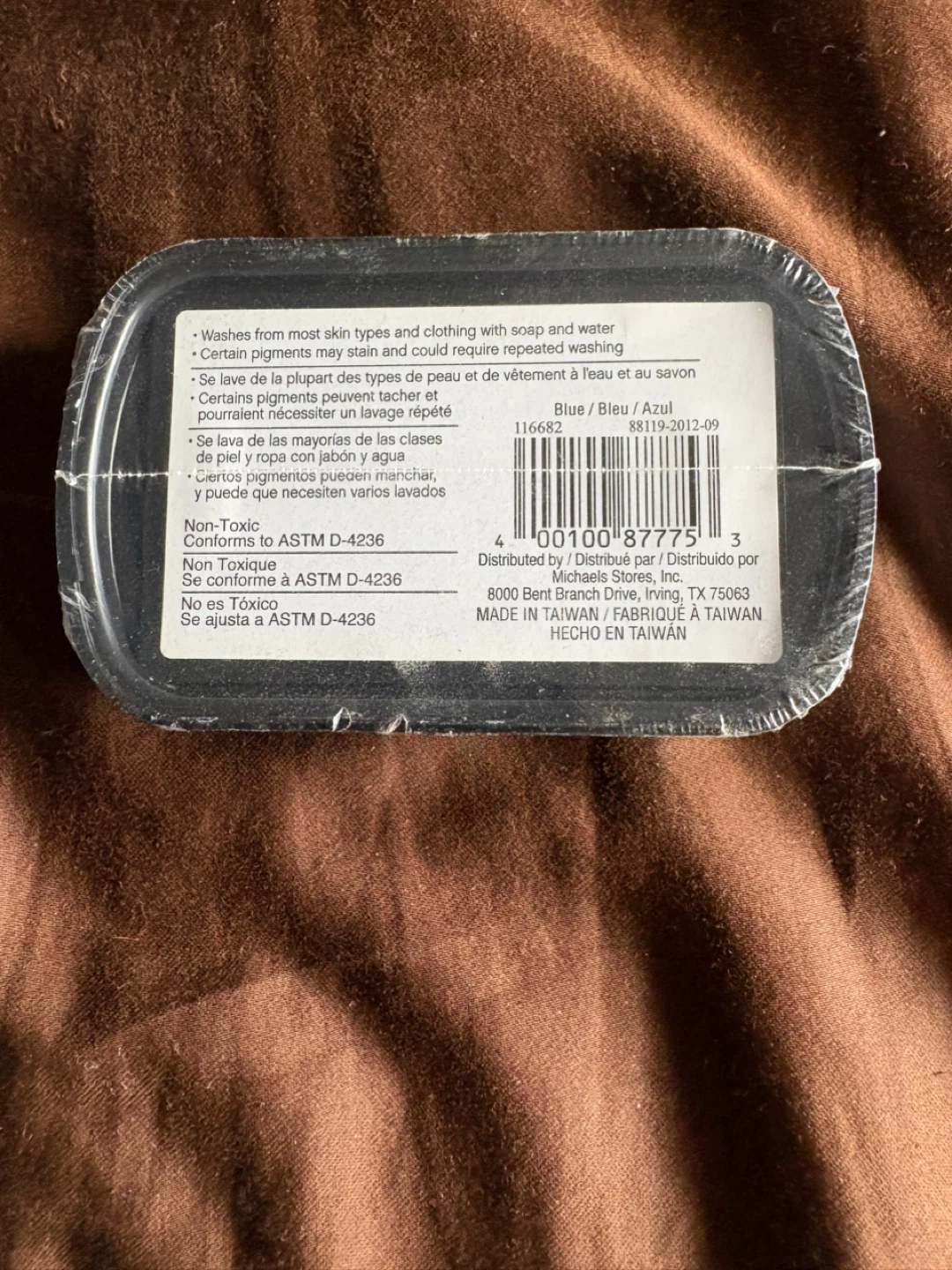 Craft Smart Washable Ink Pad - Blue - photo 2