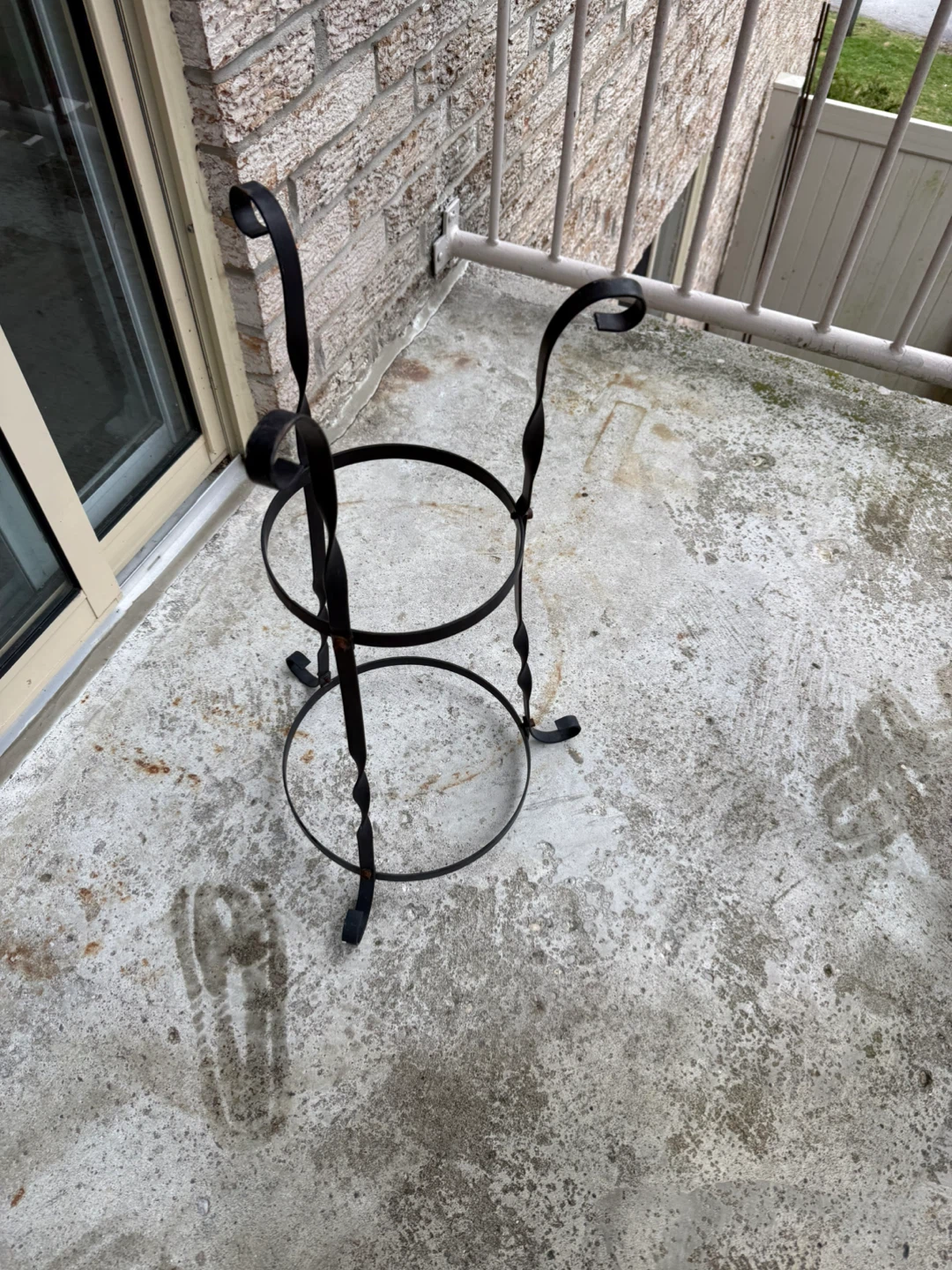 Black Metal Plant Stand - photo 4