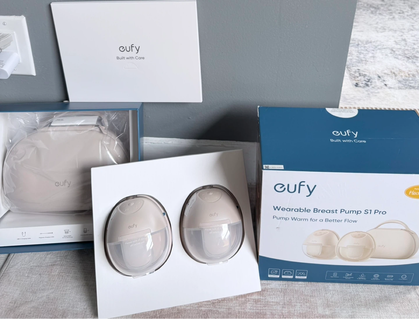 Eufy Wearable Breast Pump S1 Pro Sealed - photo 2