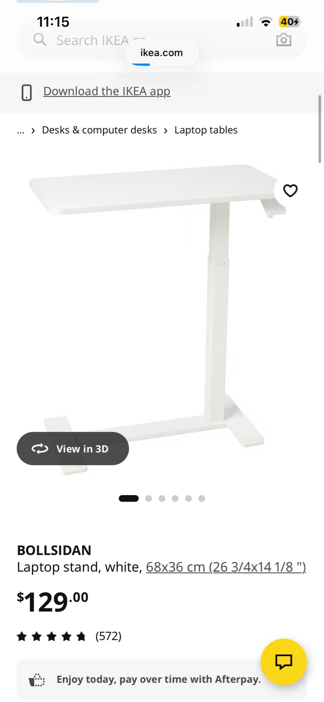 MOVING OUT SALE! Bollsidan laptop table - photo 4