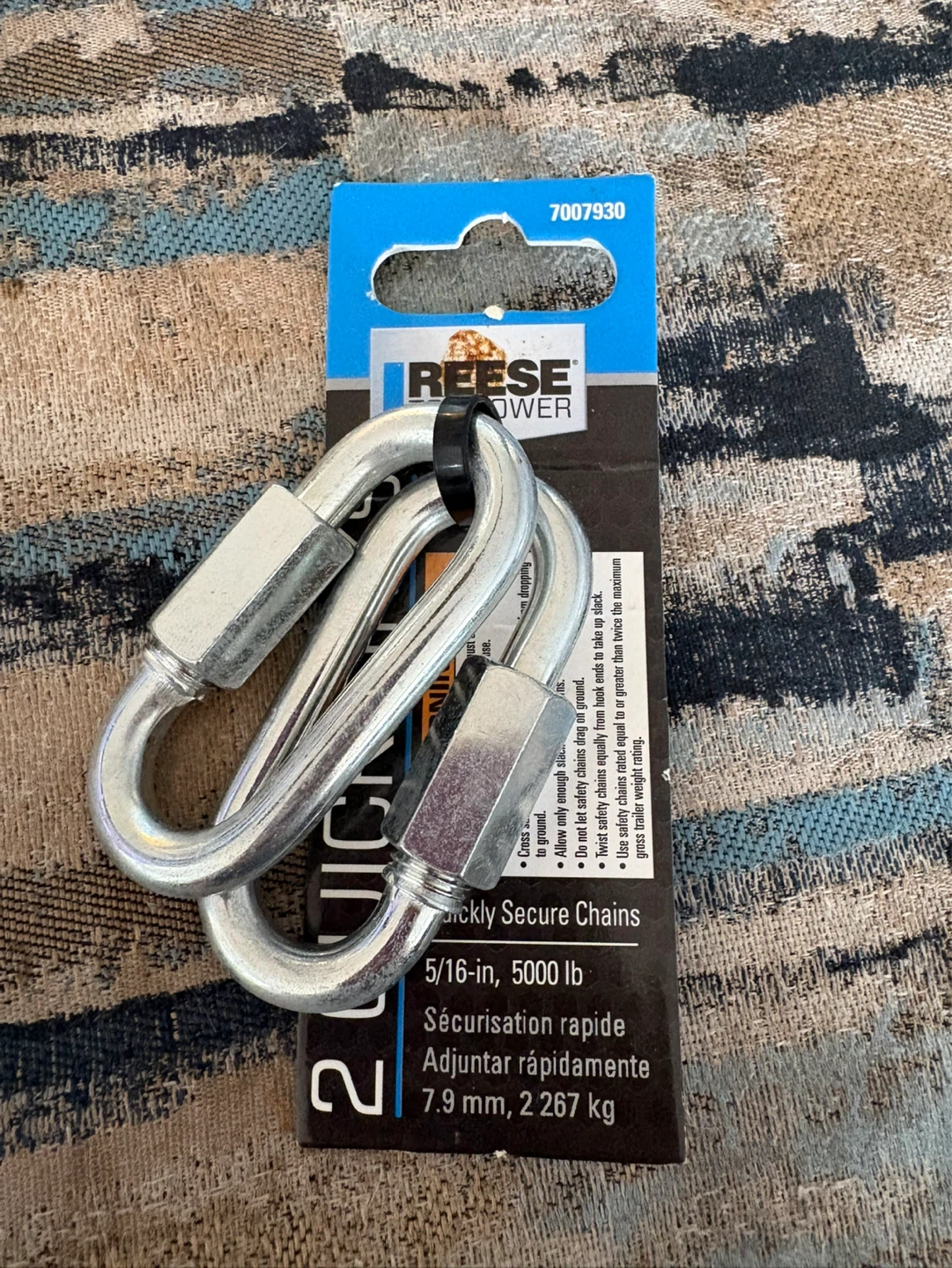 Reese Power 5/16-in 5000 lb Quick Link Chains (2)