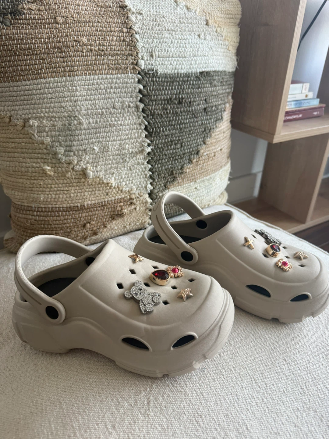 Crocs with Charms - Size 36.5