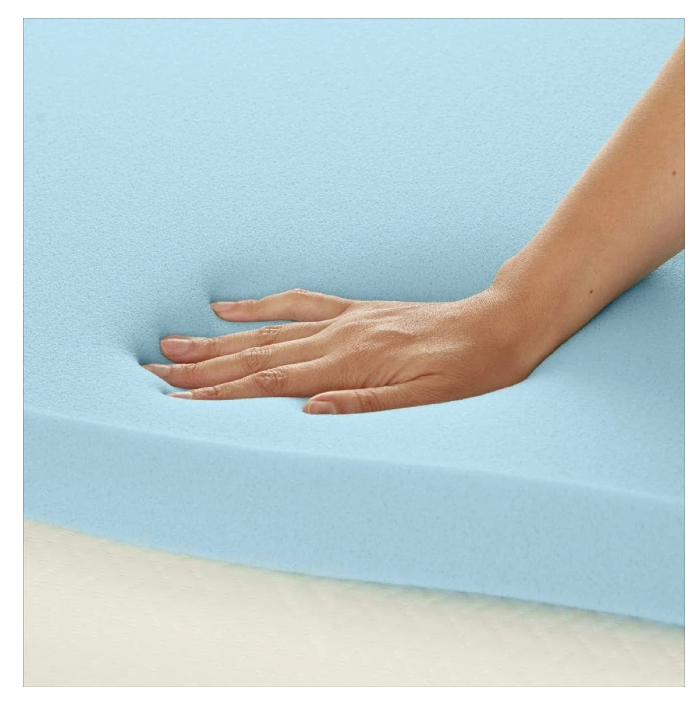 Cooling Gel Memory Foam Mattress Topper - photo 4