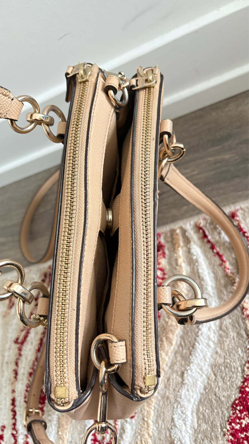 Coach Pebble Leather Satchel Handbag - photo 5