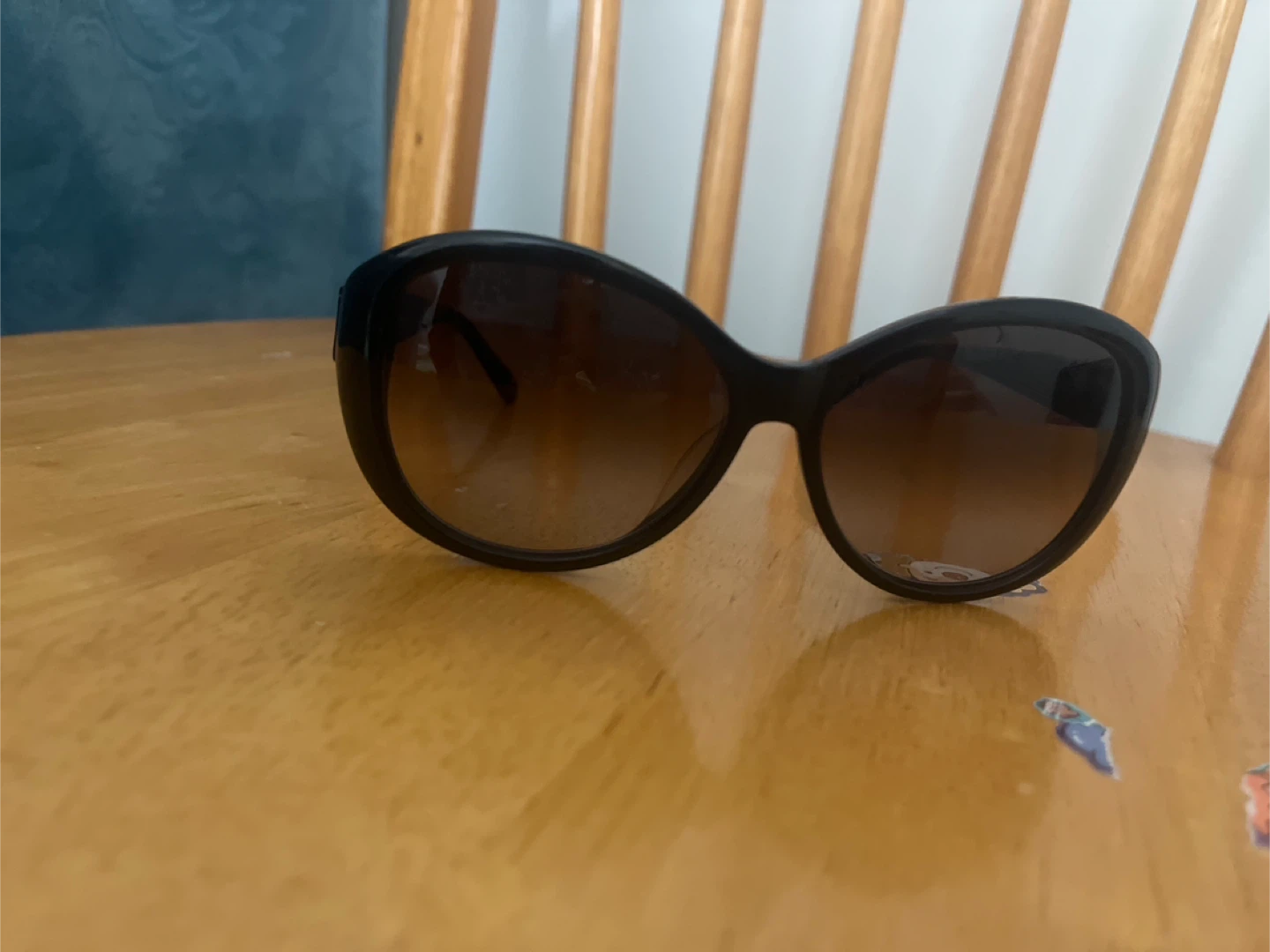 Chunky Cat-Eye Sunglasses - Brown Gradient Lenses