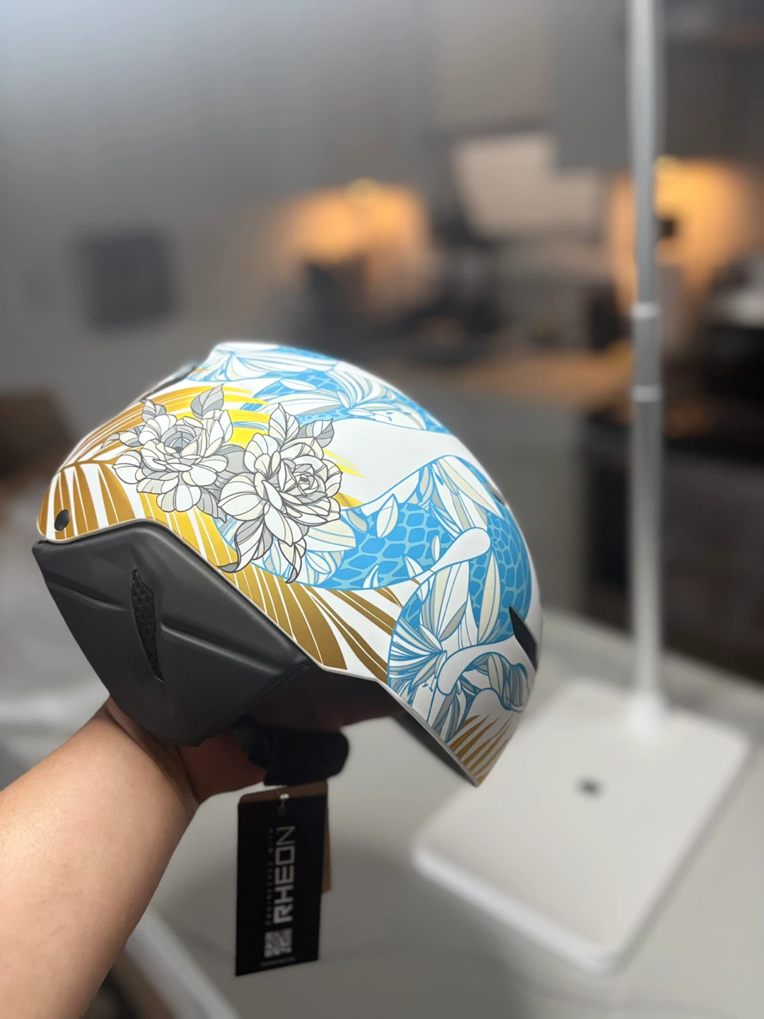 RHEON Cycling Helmet - Floral Design
