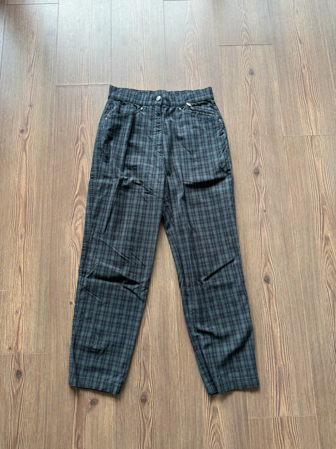 Plaid Trousers | Size M - photo 2