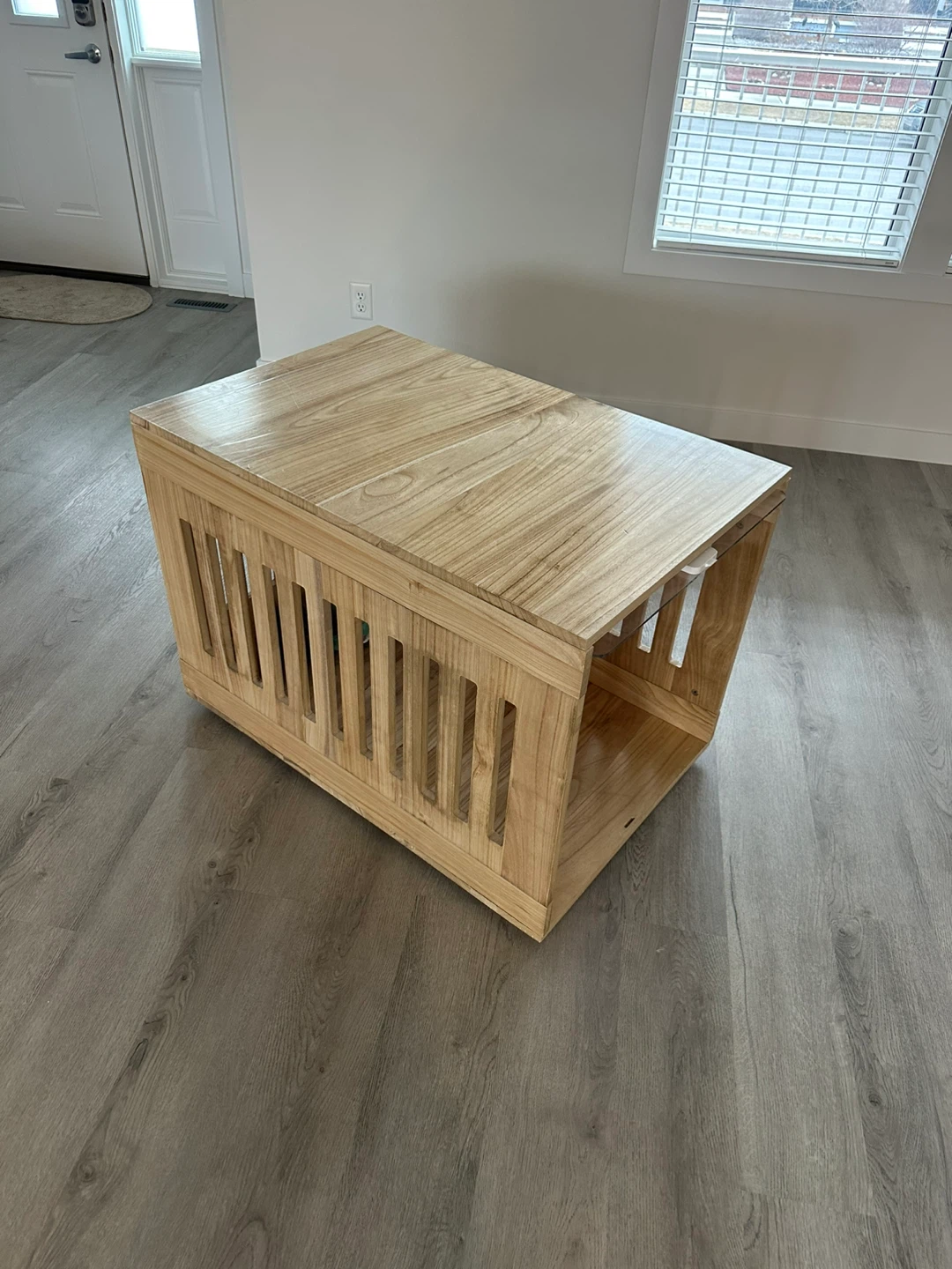 Parker & Co. Dog Crate - Natural Wood