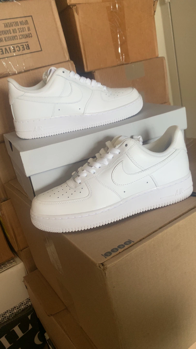 Nike Air Force 1 '07 White Sneakers Size 8