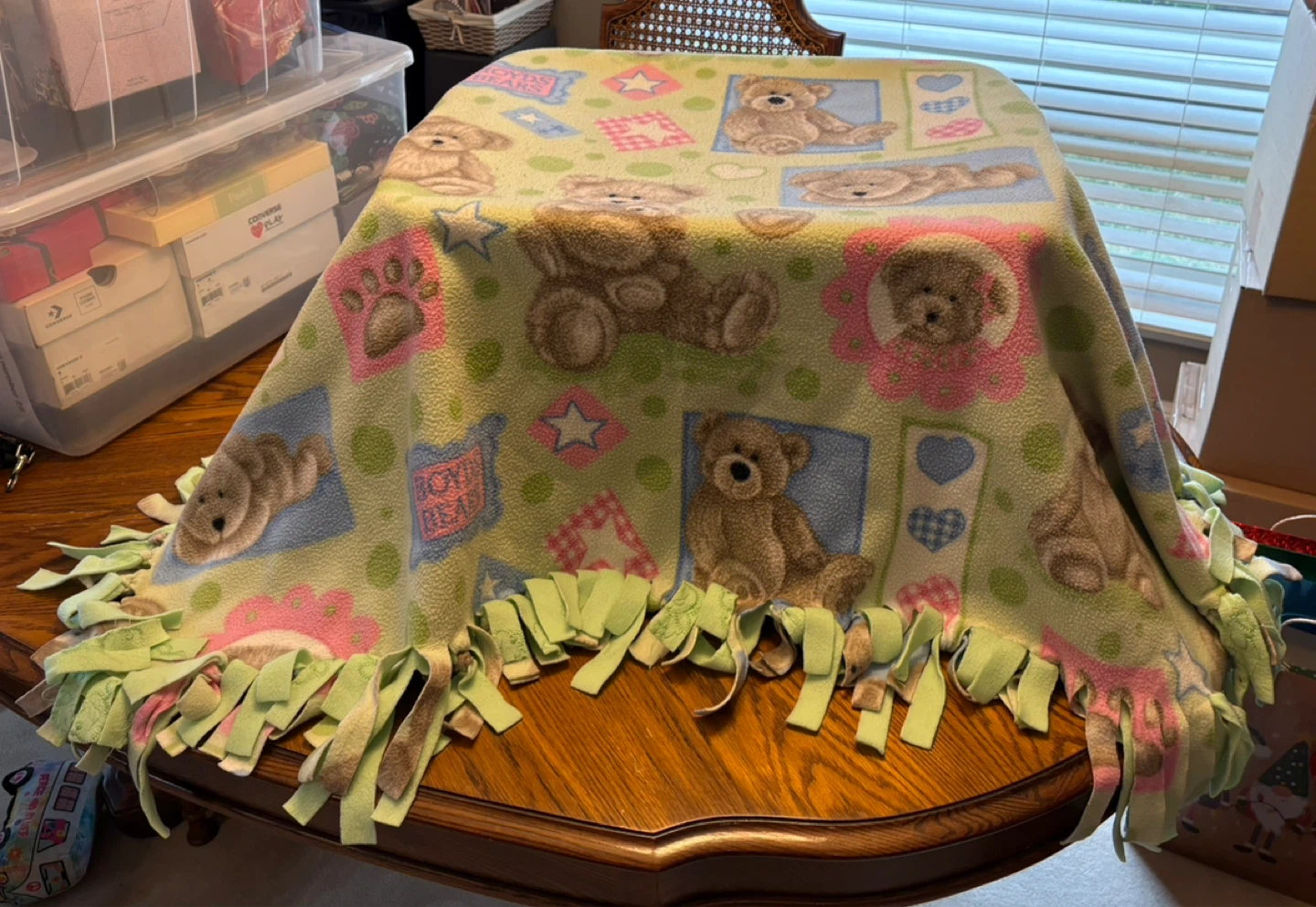 ✨✨Handmade Boyds Bears Fleece Blanket