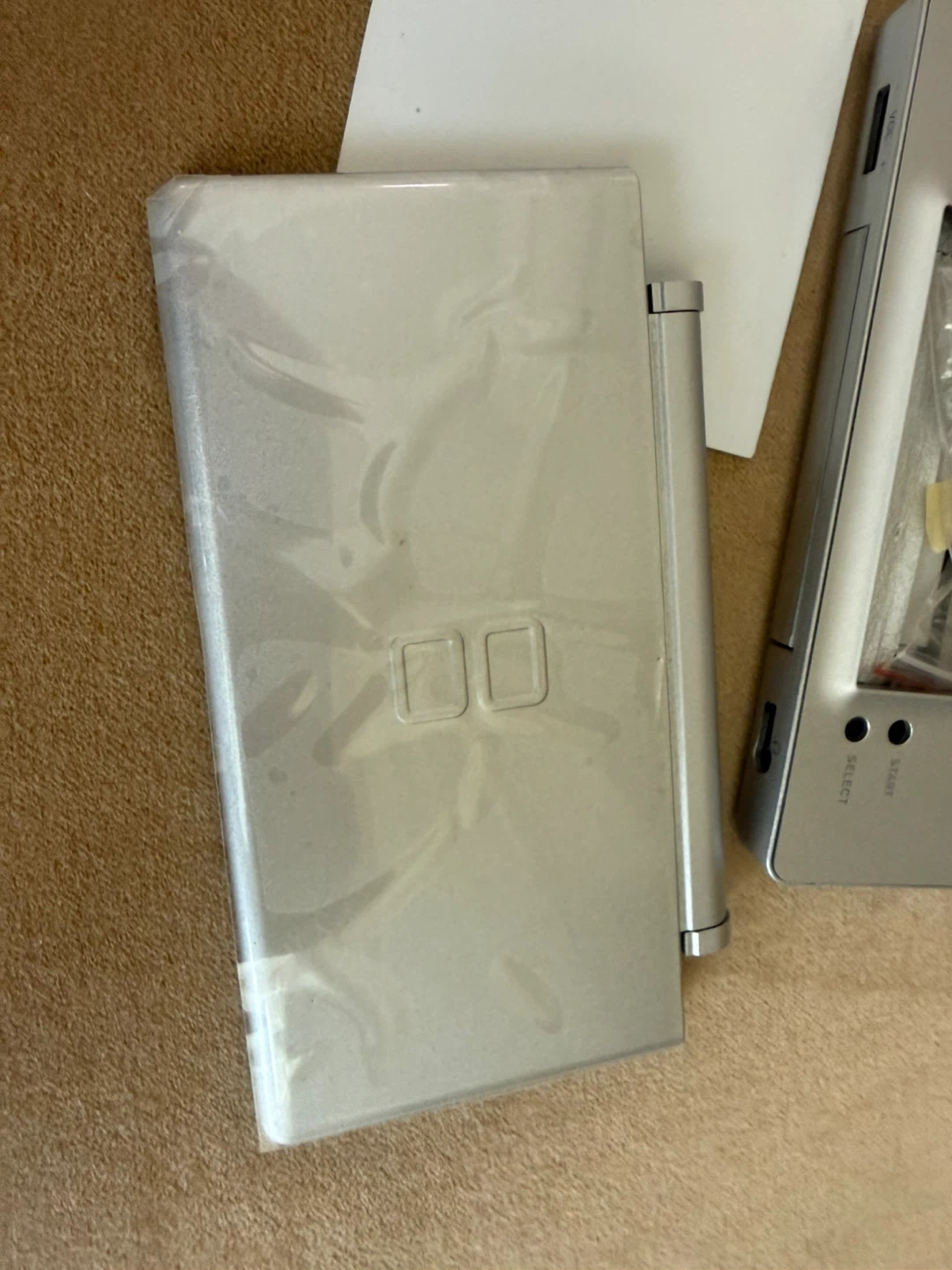 Nintendo DS Lite Full Replacement Shell Case Silver
