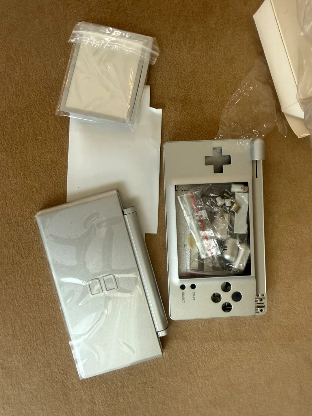 Nintendo DS Lite Full Replacement Shell Case Silver - photo 3