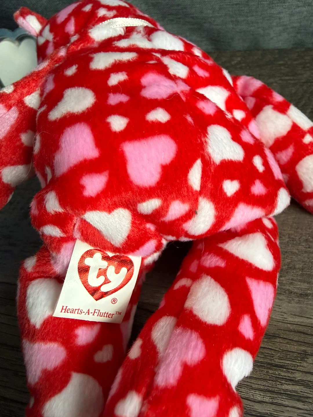 Ty Beanie Babies Hearts-A-Flutter Bear 2008 - photo 2