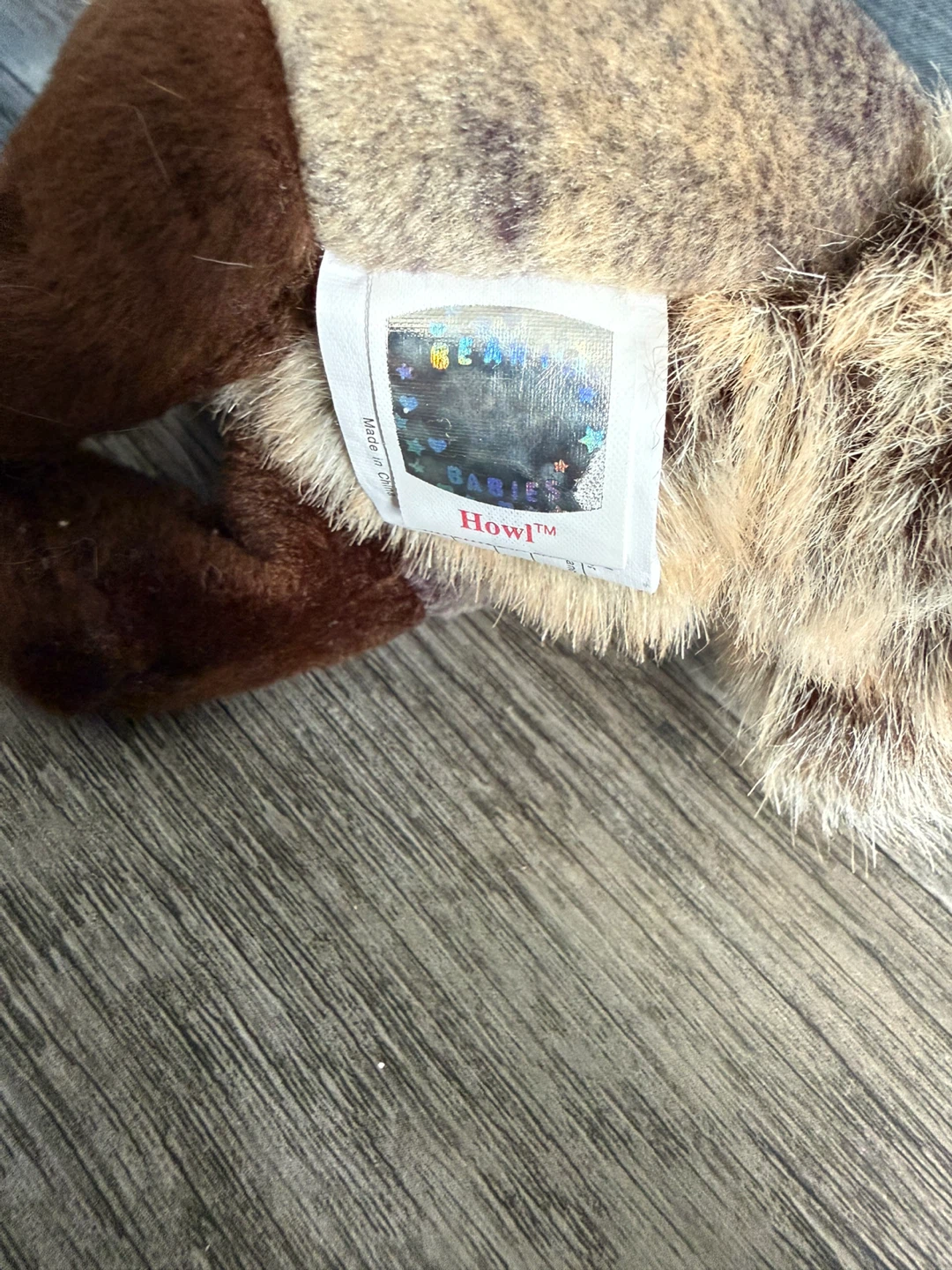 Ty Beanie Baby Howl the Hyena Plush - photo 2