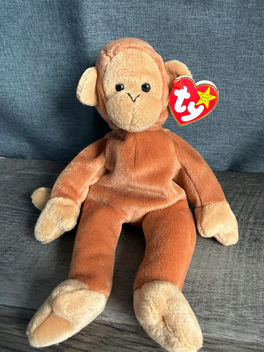 Ty Beanie Baby Bongo Monkey Plush