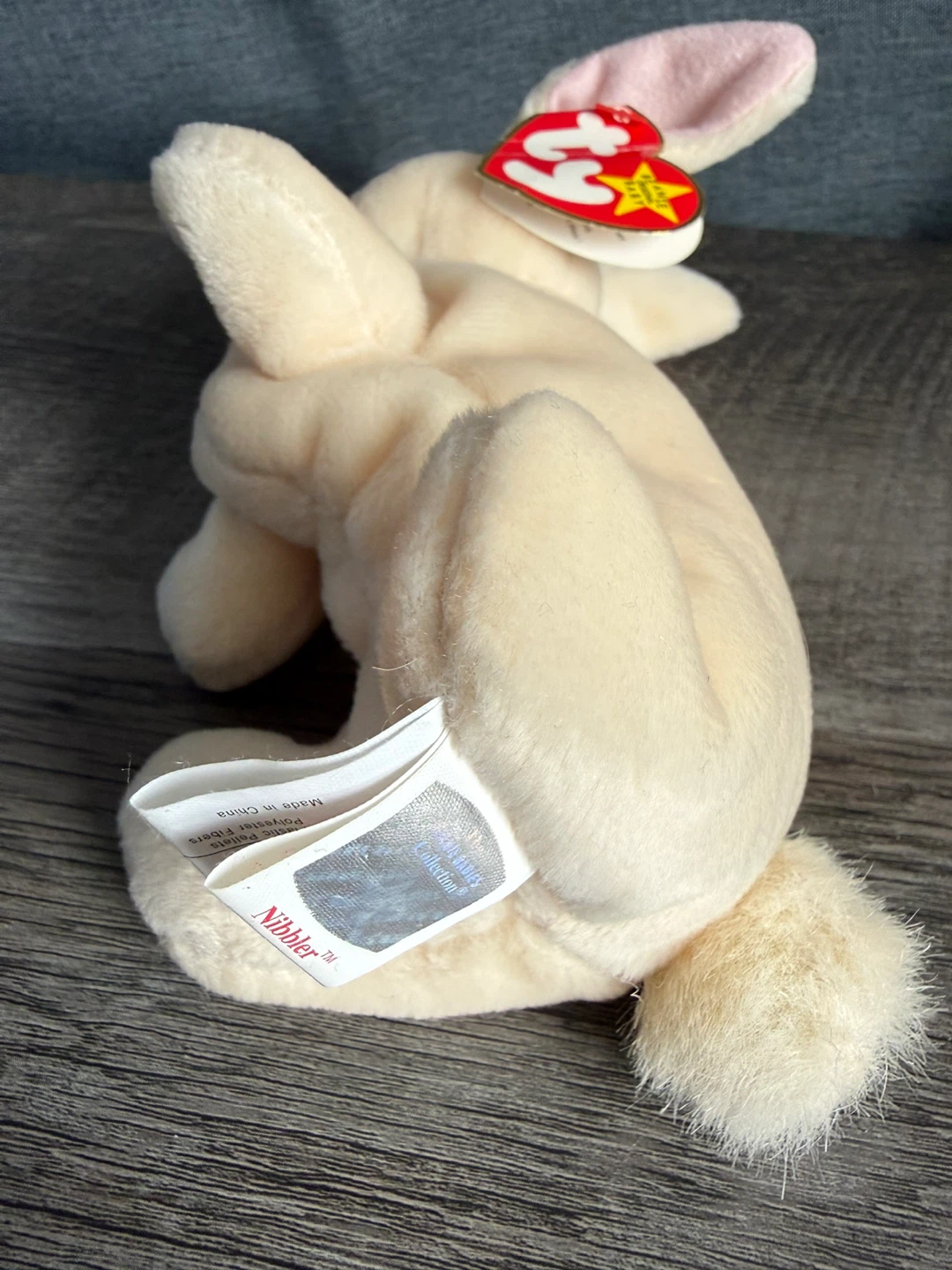 Ty Beanie Baby Nibbler the Rabbit - photo 2