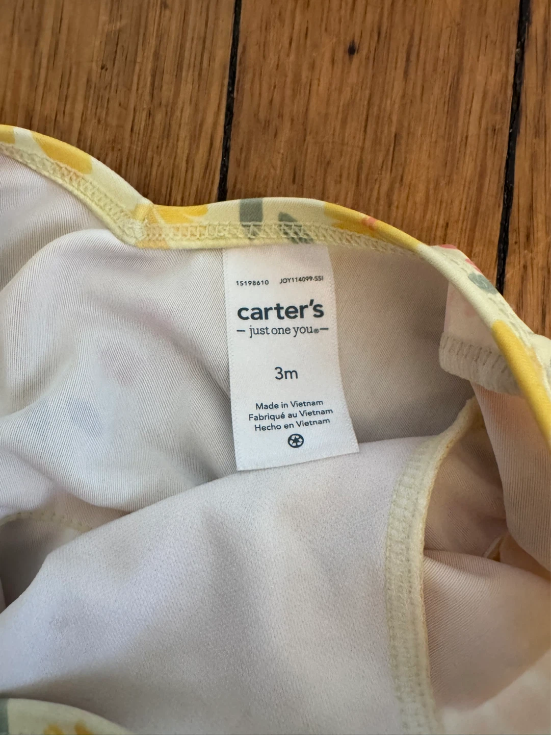 Baby Girl Swimsuit Size 3M - photo 3