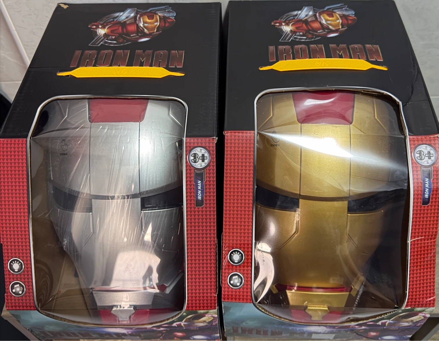 Iron Man Helmet Silver Color NEW