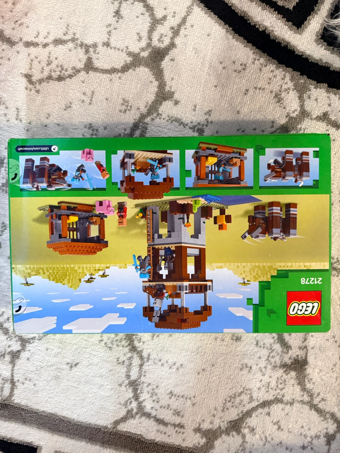 LEGO Minecraft The Pillager Outpost and Revenge Set 21278