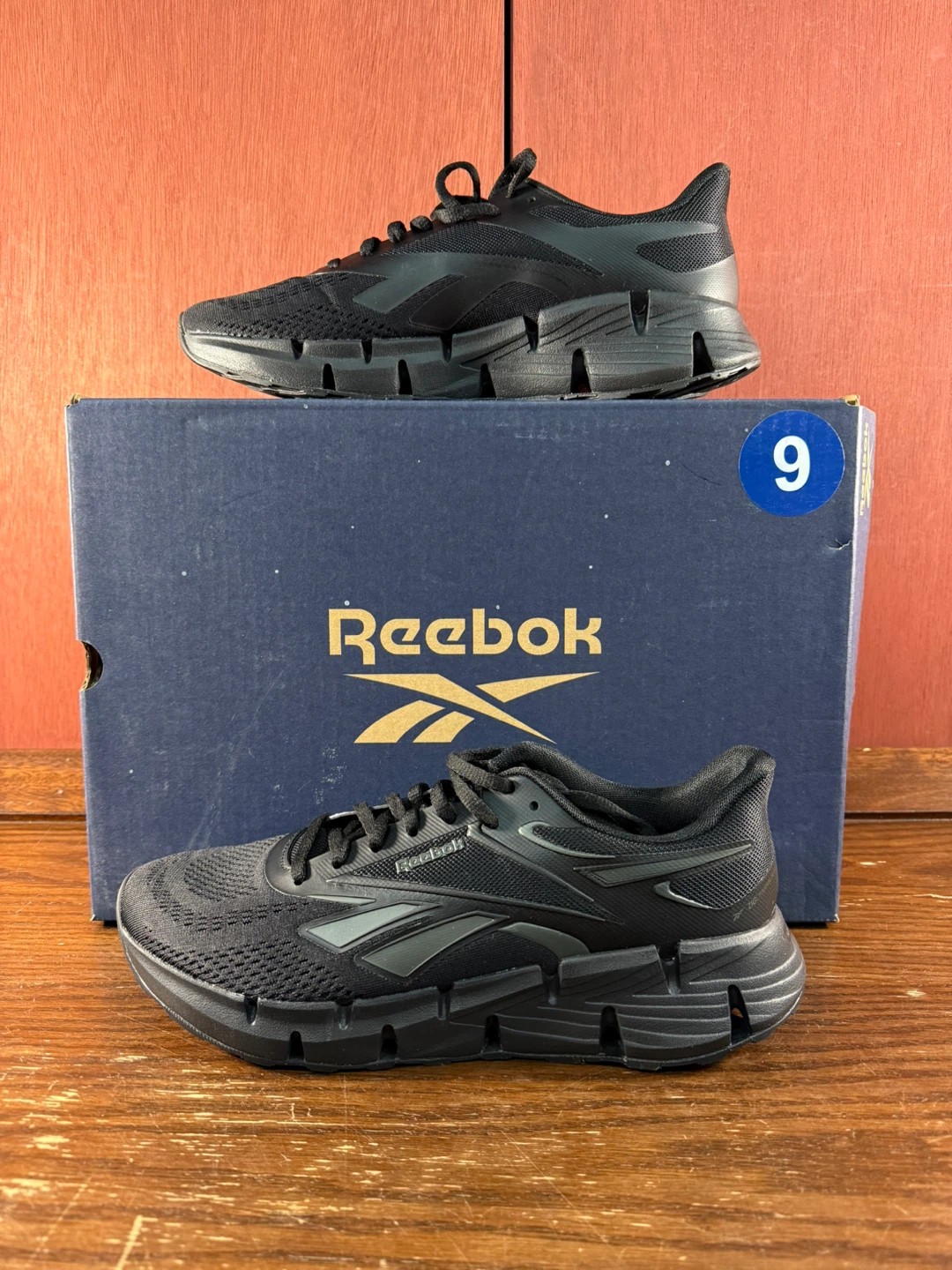 Reebok Zig Dynamica 6 Men’s Running Shoes Black/Grey Size US 9
