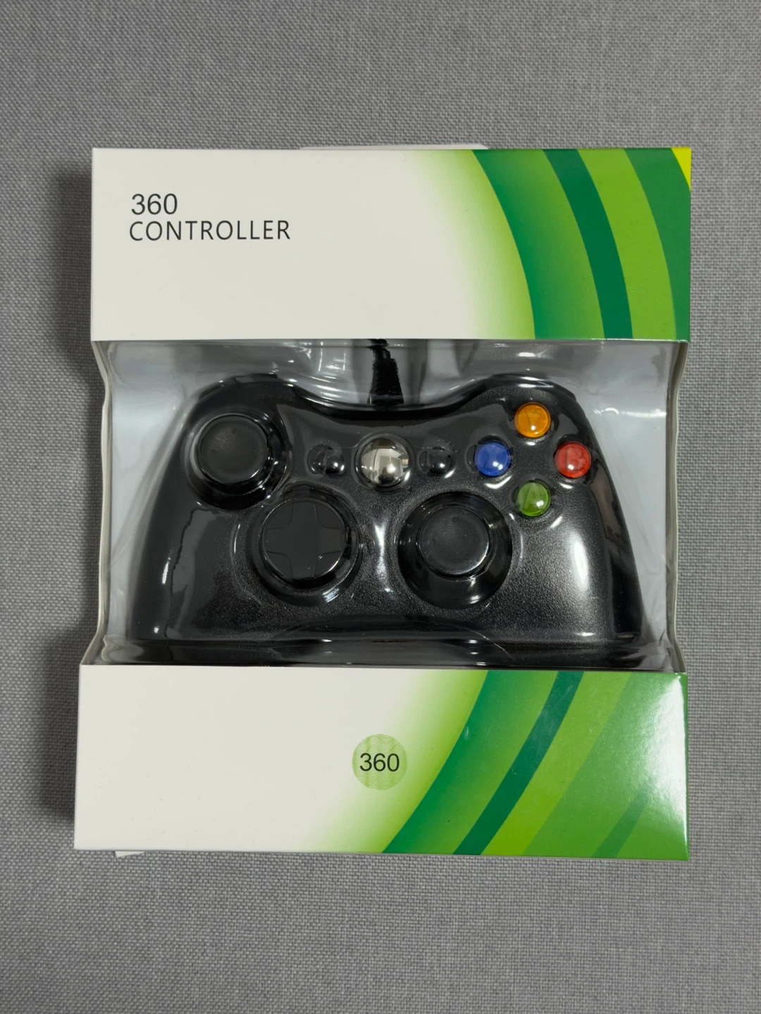 Xbox 360 Wired Controller - Black NEW