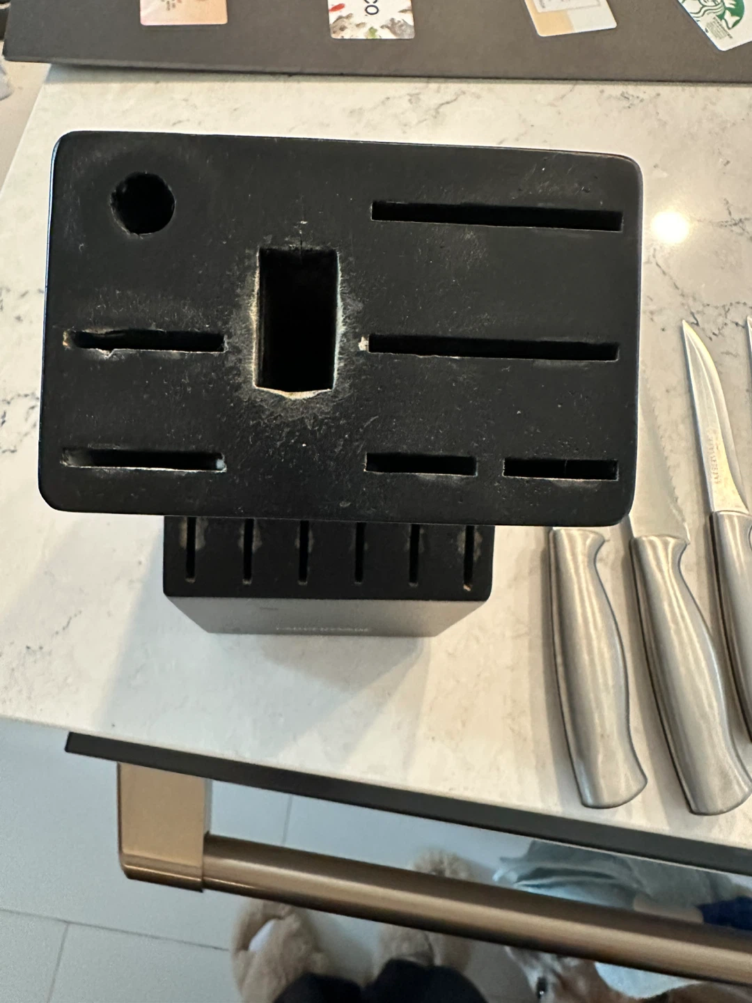 Farberware Knife Block Set with Kitchen Shears and Sharpener - photo 2