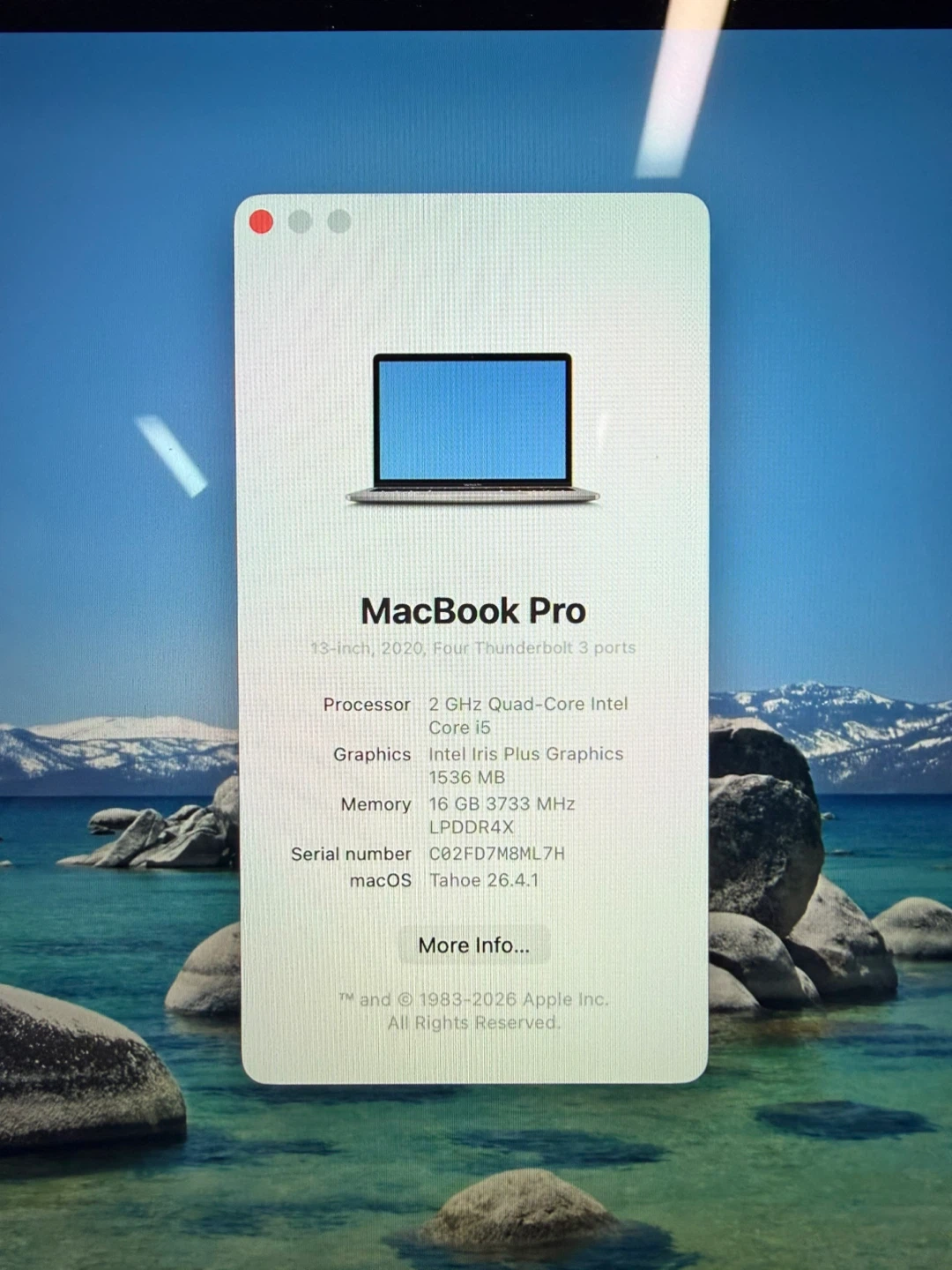 MacBook Pro 2020 - 13 inch - photo 4