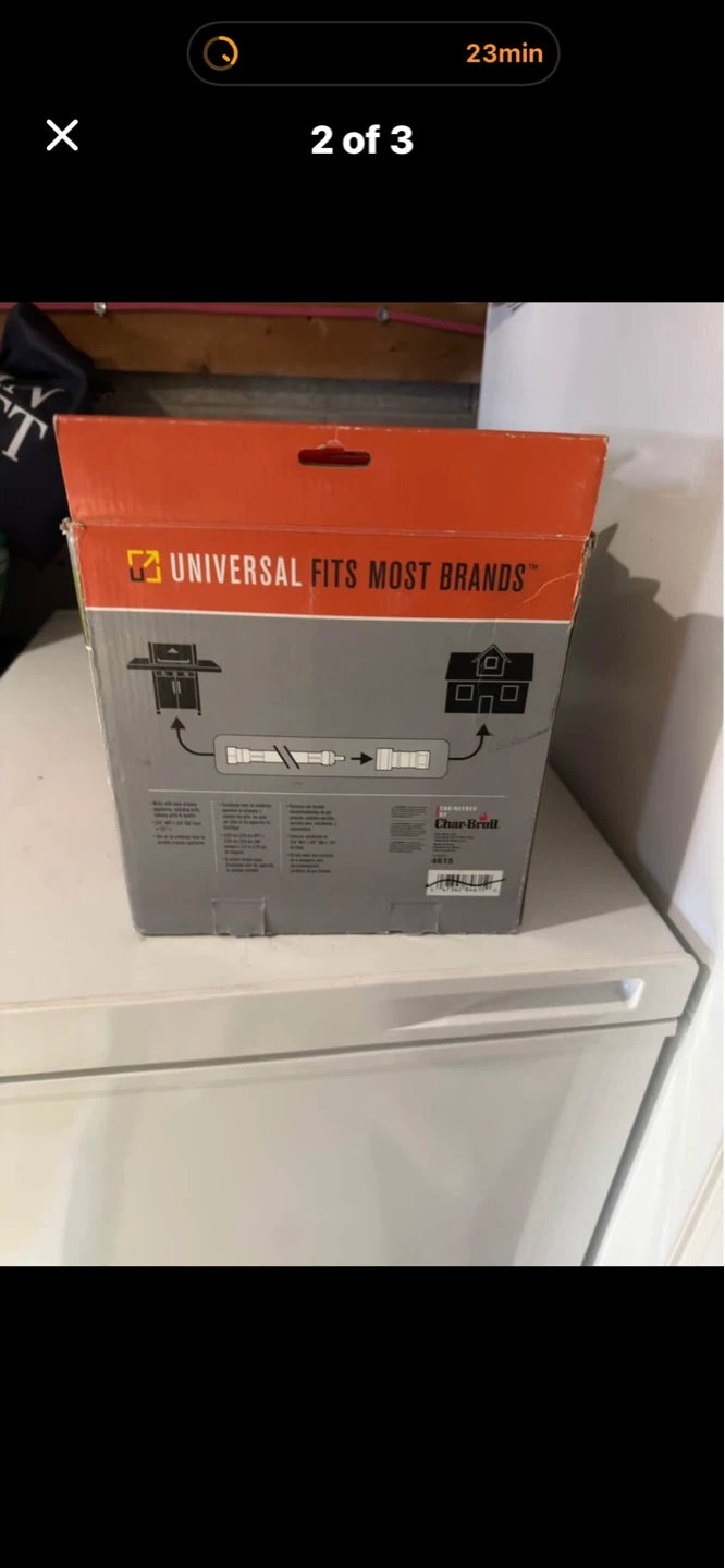 Char-Broil 10 ft. Propane/Natural   Gas Hose with Quick Connect - photo 3