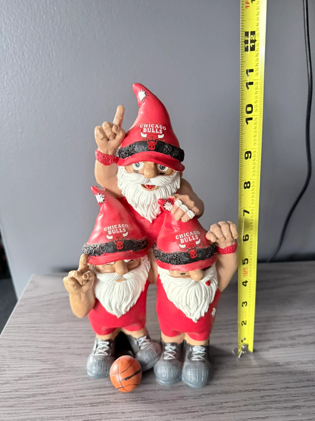 Chicago Bulls Gnome Figurine Trio