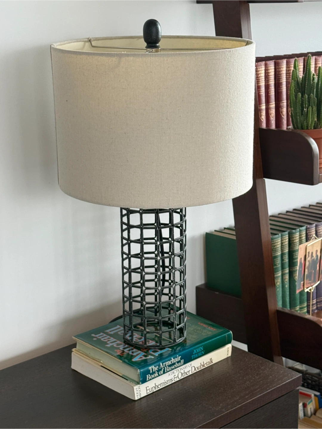 Table Lamp with Cylindrical Cage Base - photo 3