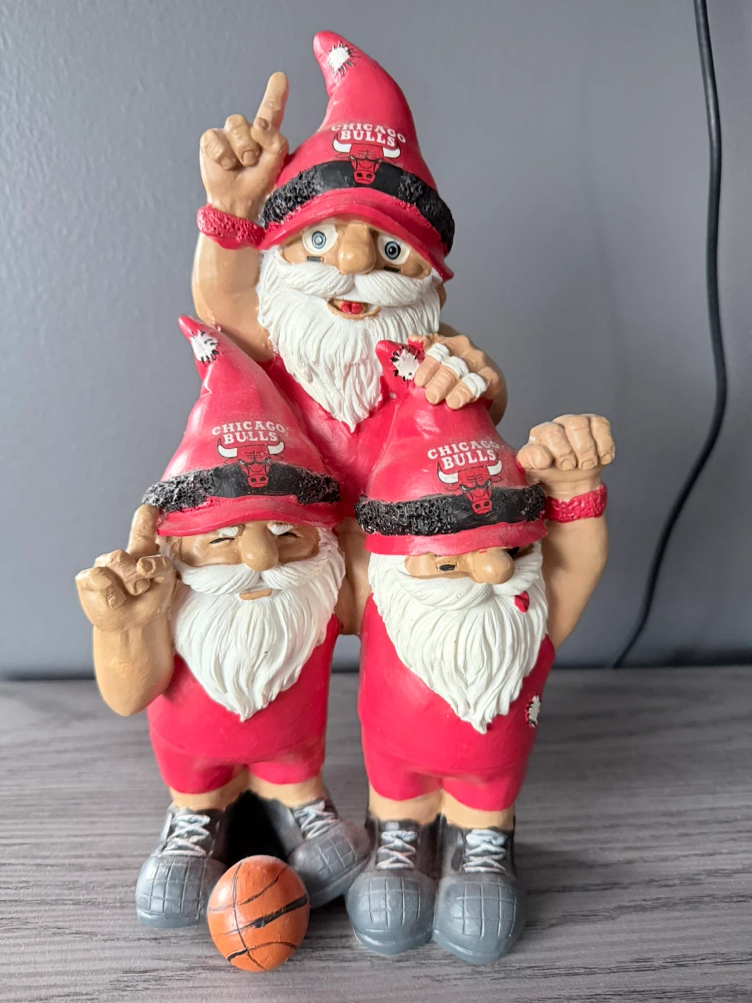 Chicago Bulls Gnome Figurine Trio - photo 4