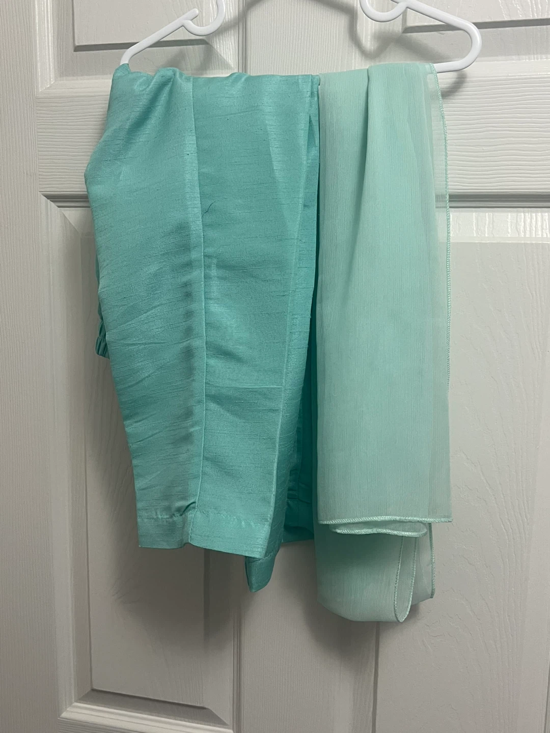Girl's Teal shalwar Kameez - photo 2