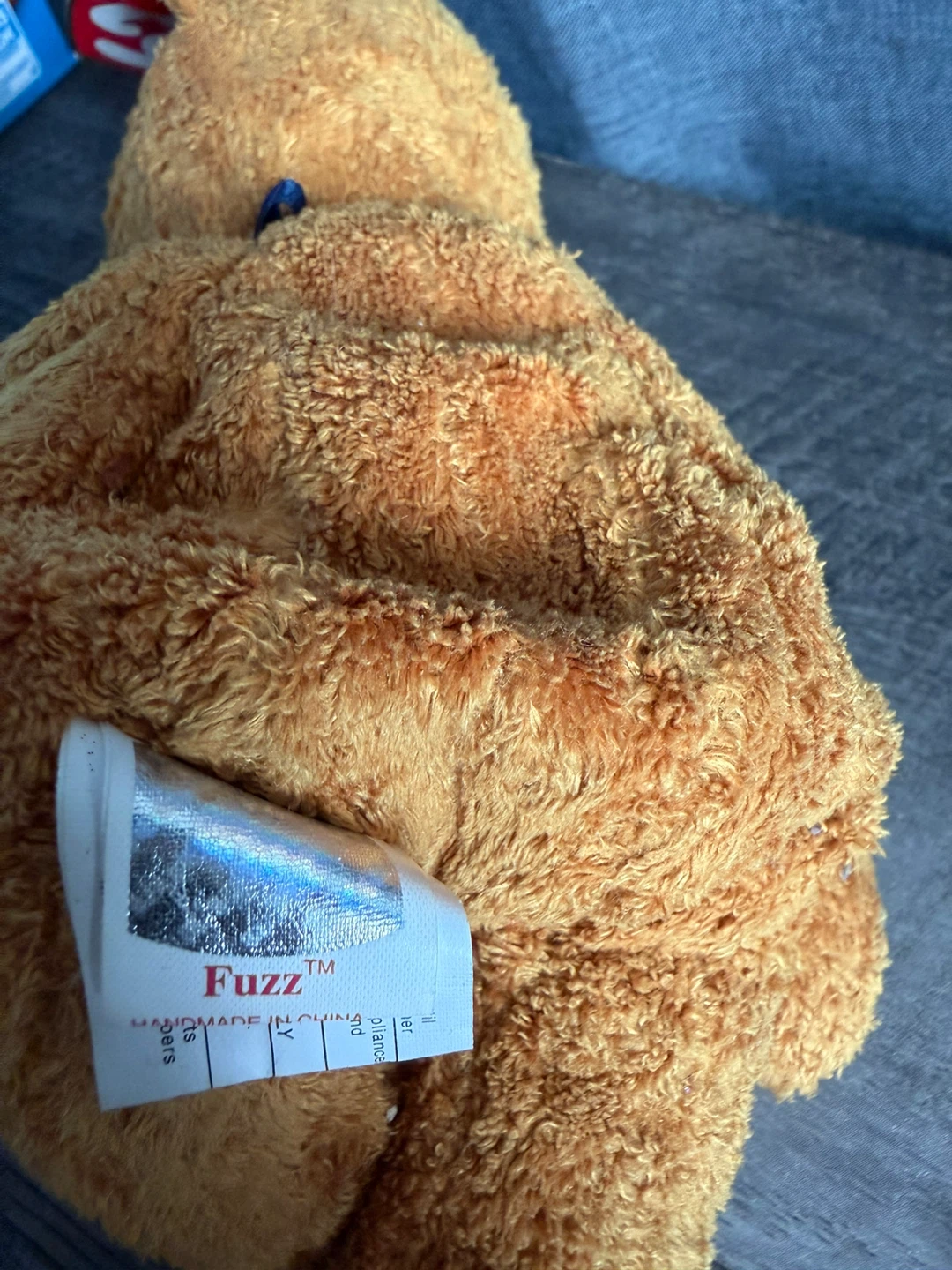 Ty Beanie Baby Fuzz Bear Plush Toy - photo 2