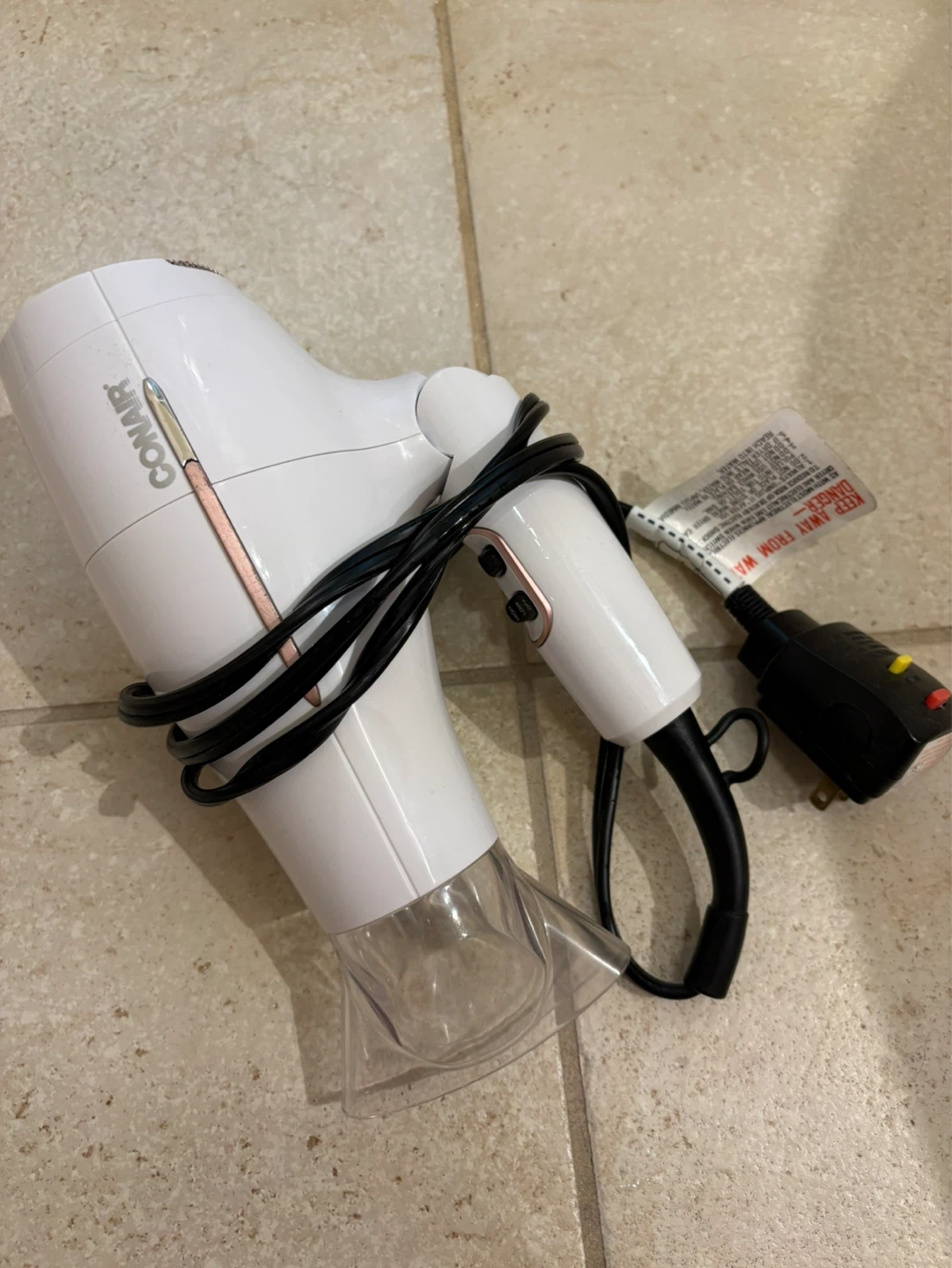 Conair White/Rose gold Hair Dryer - photo 2