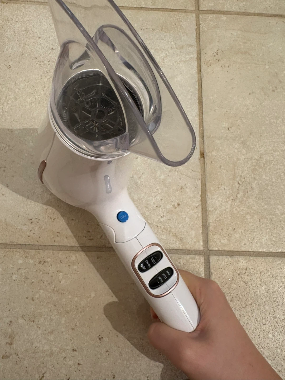 Conair White/Rose gold Hair Dryer - photo 3
