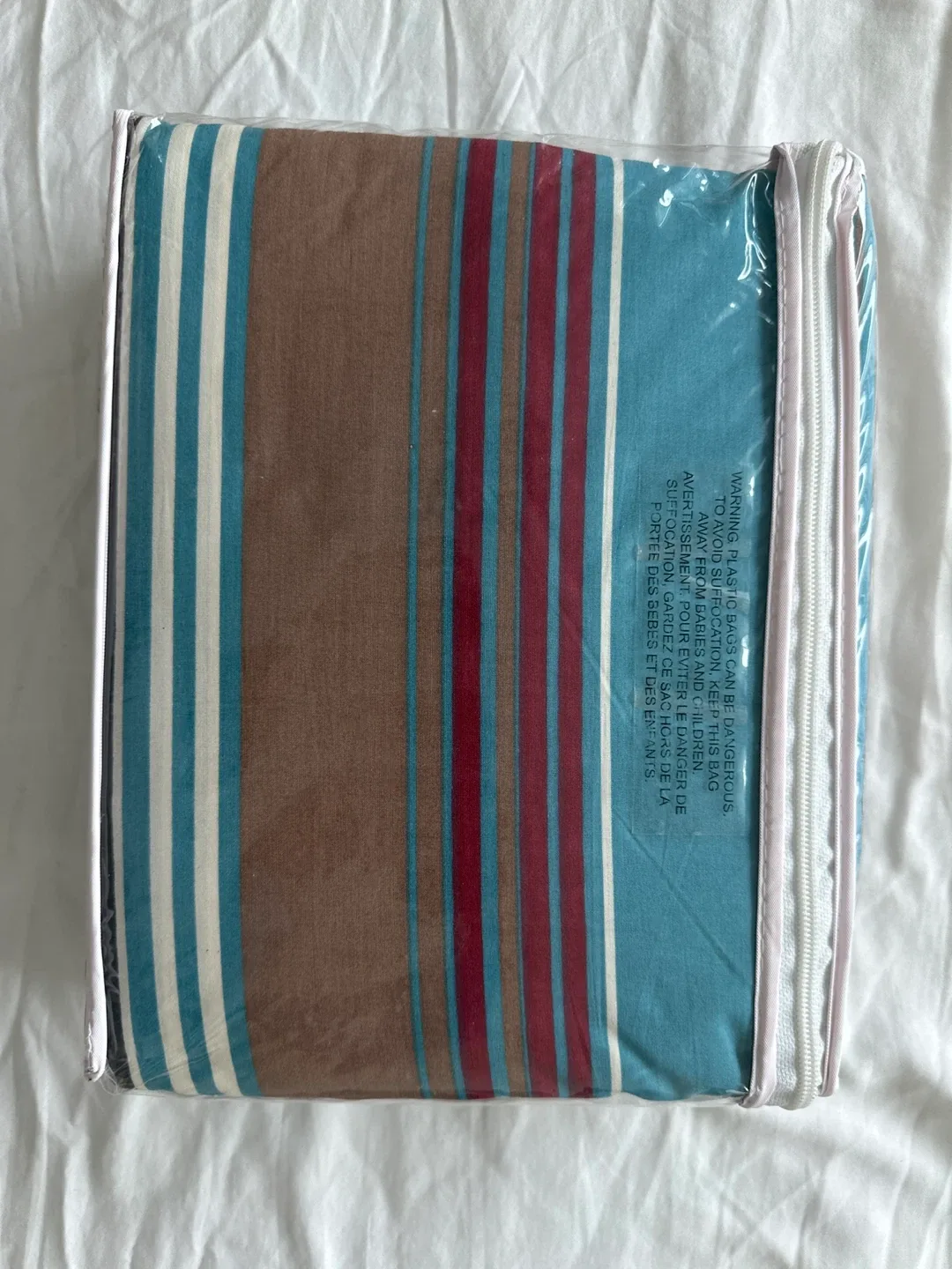 Sears Queen Duvet Set - Striped Cotton - photo 2