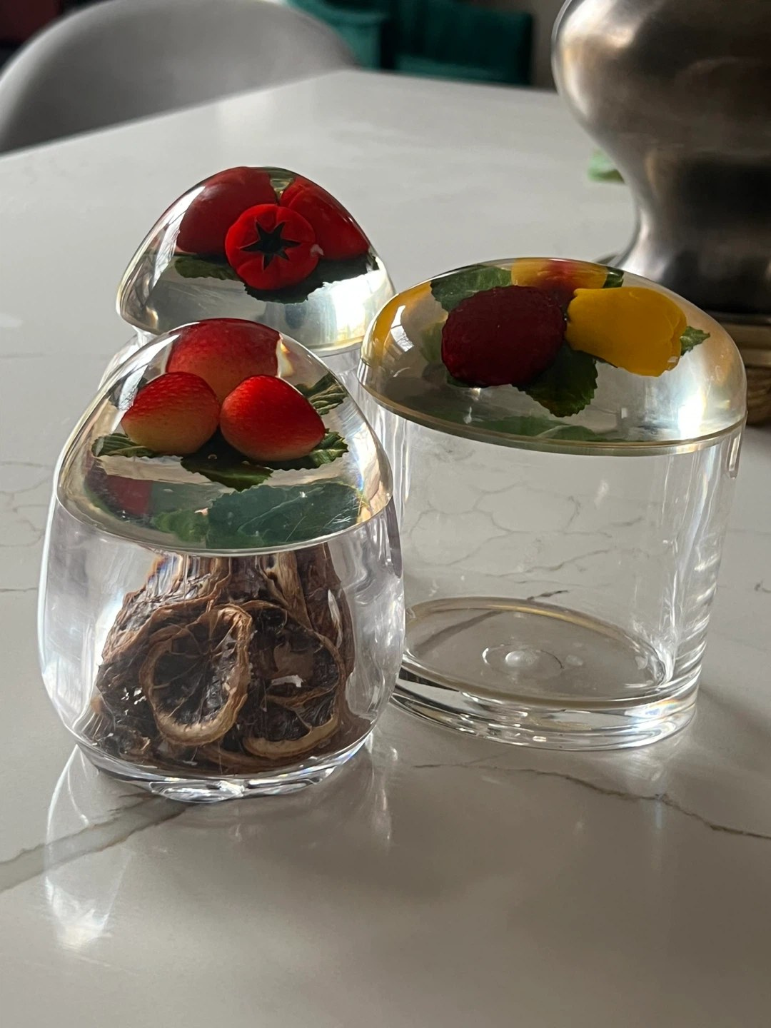 Decorative Jars with Faux Fruit - photo 2