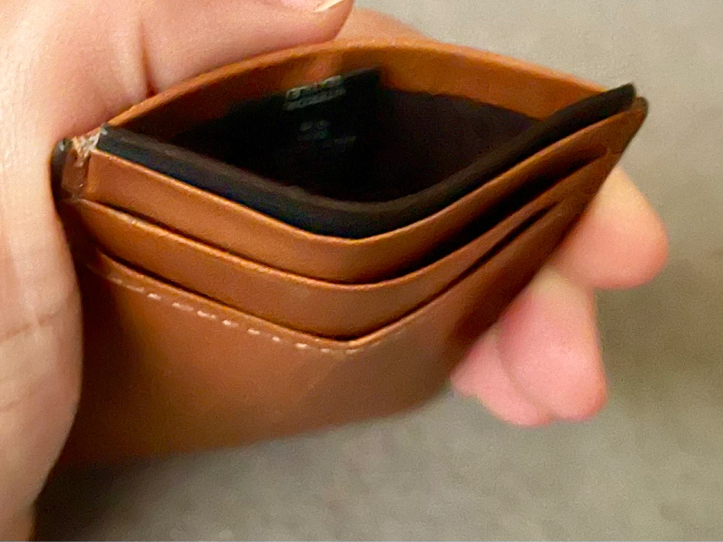 Fossil Leather Card Holder - photo 5