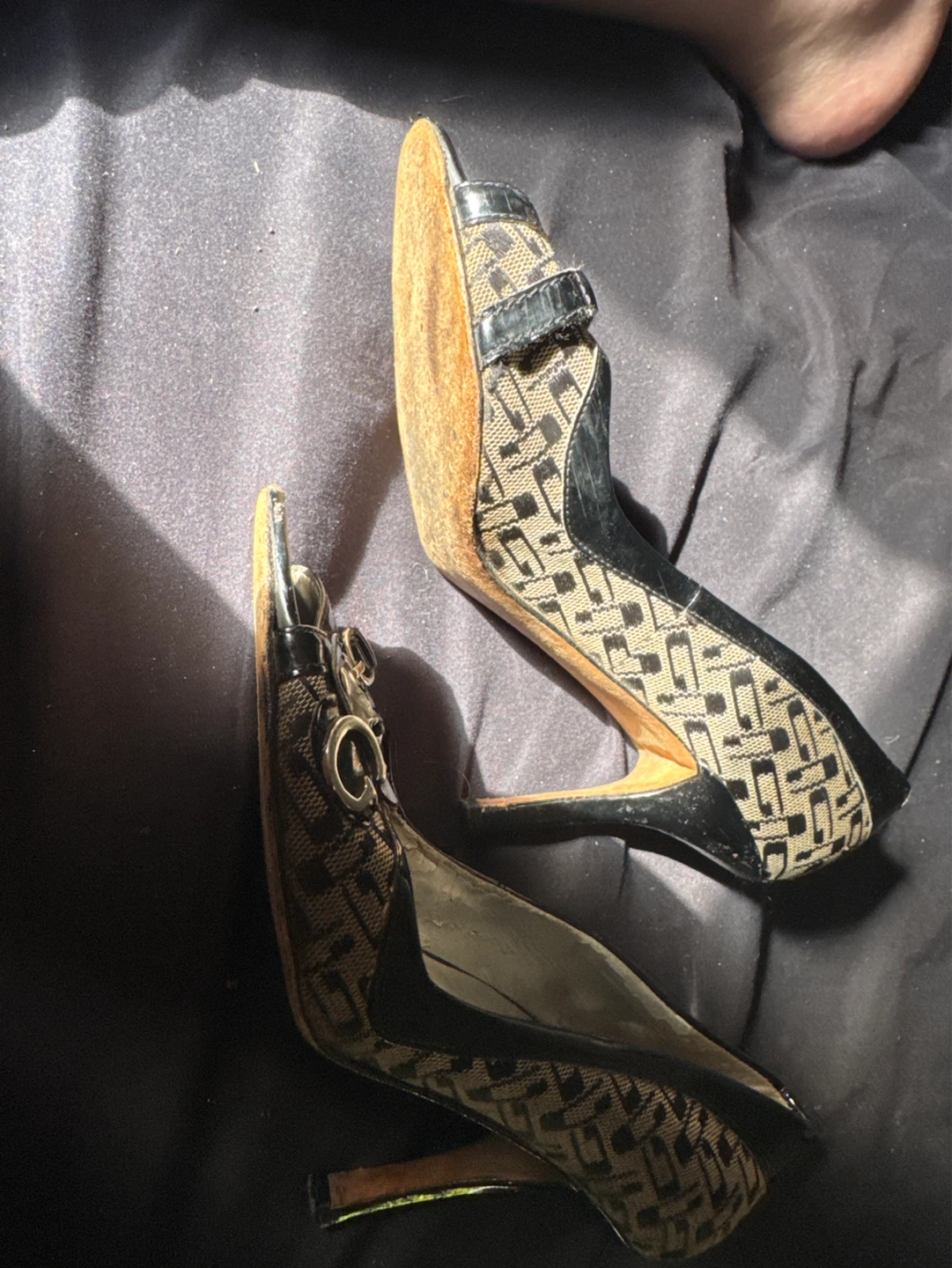 Women's Peep Toe Heels - photo 2