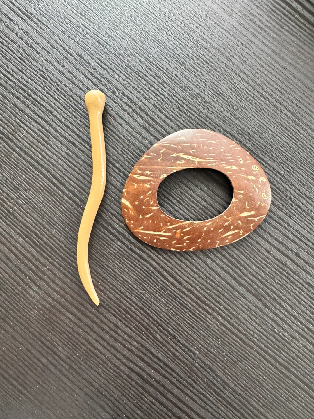 Wooden Shawl Pin