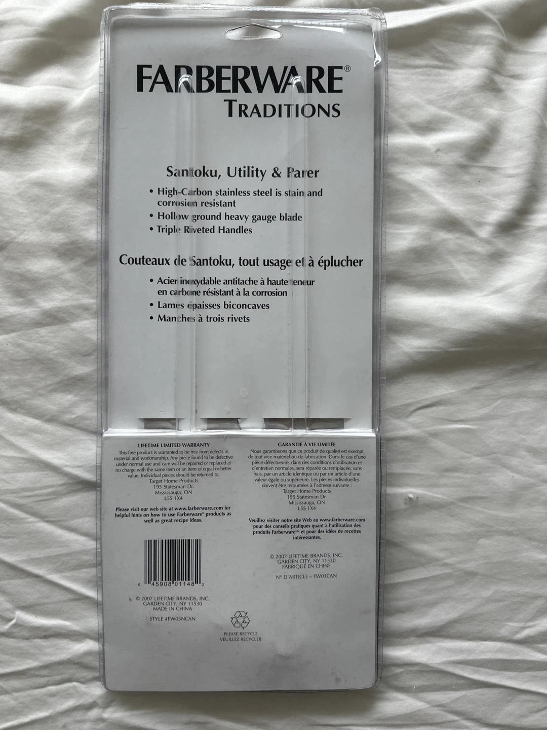 Farberware Traditions 3 Piece Chef Knife Set - photo 2